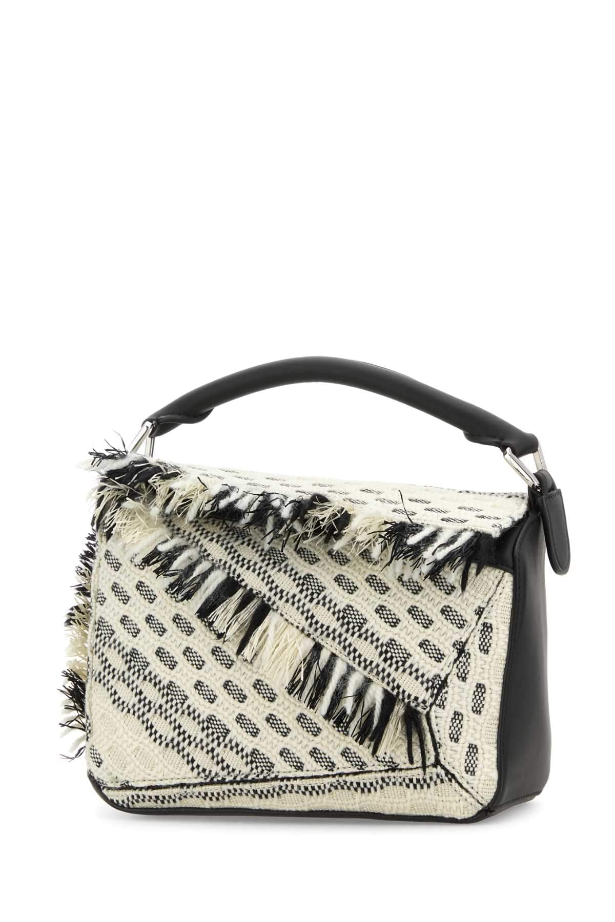 Loewe Women Two-Tone Fabric Puzzle Handbag LOEWE