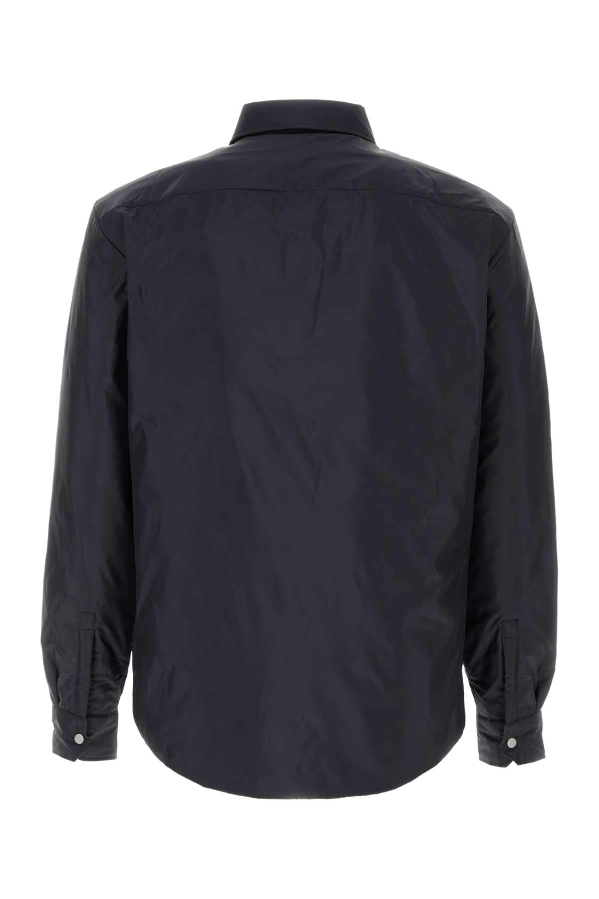 Boss Men Midnight Blue Polyester Luke Shirt BOSS