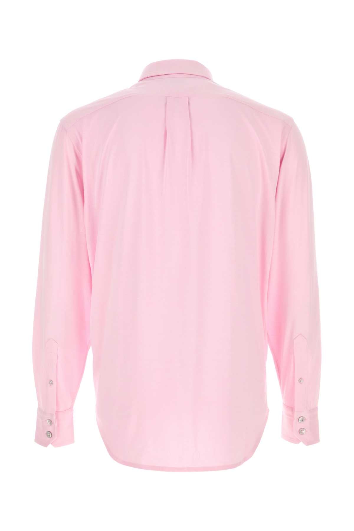Tom Ford Men Pink Silk Blend Shirt TOM FORD