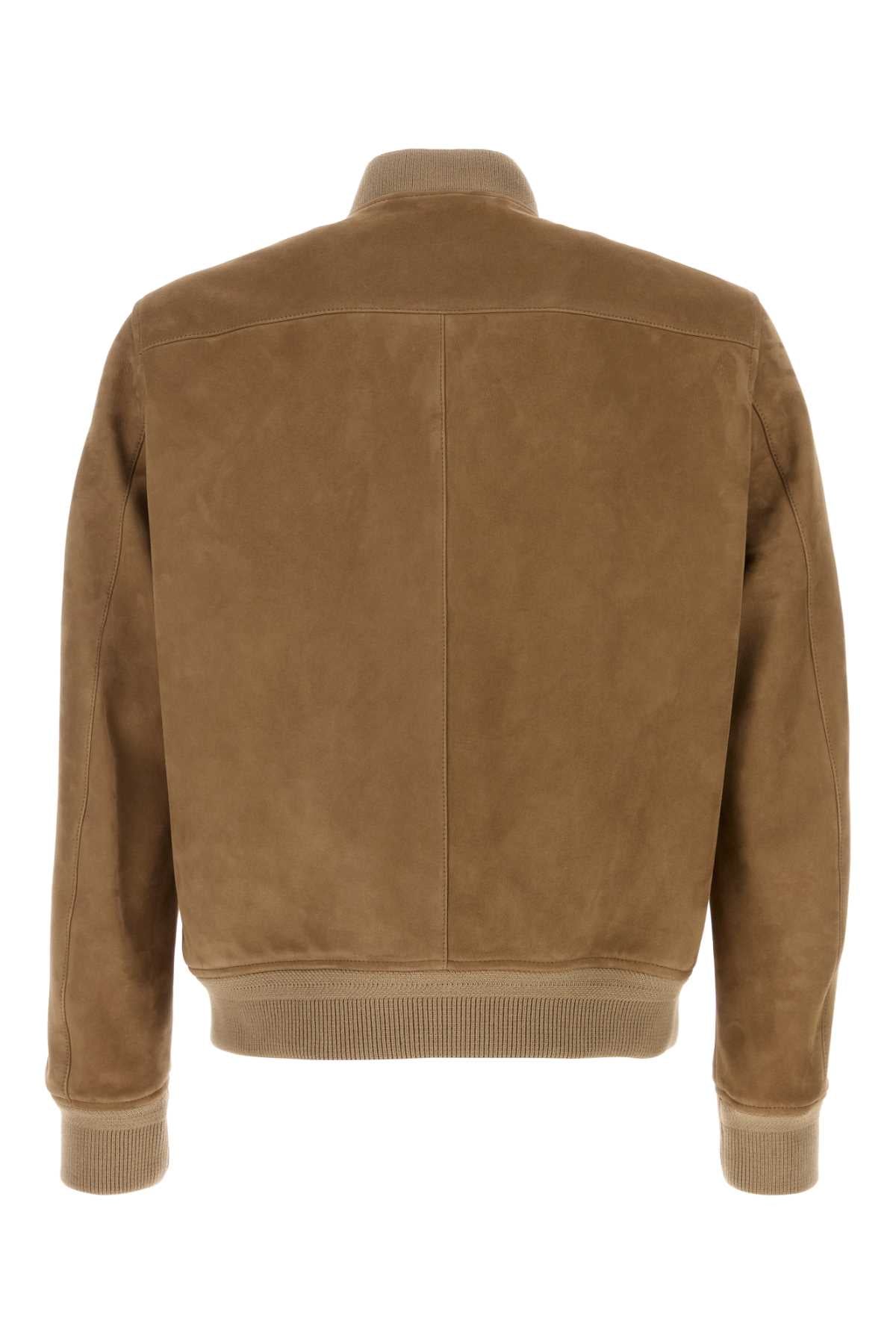 Tom Ford Men Biscuit Suede Jacket TOM FORD