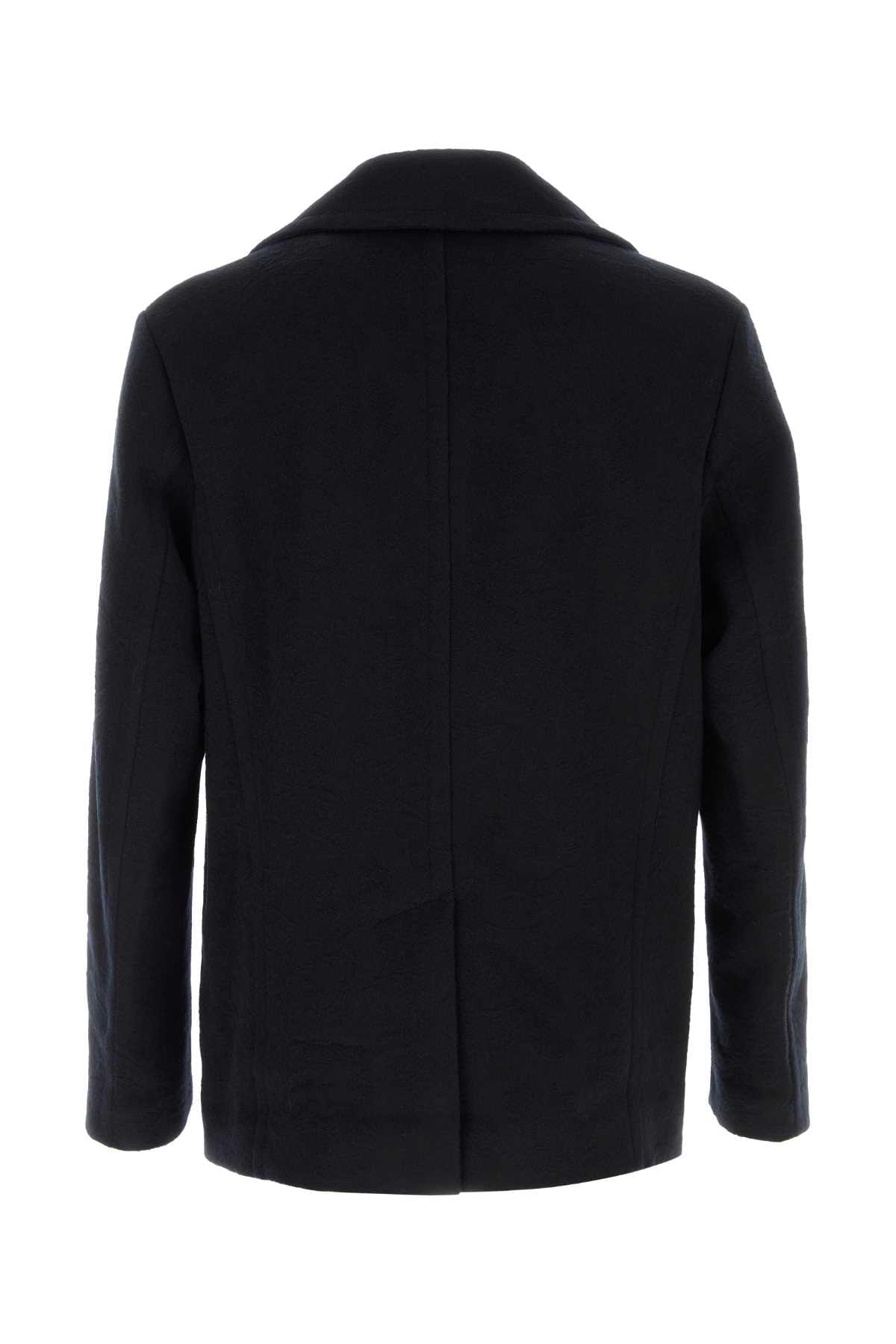 Etro Men Midnight Blue Wool Coat ETRO
