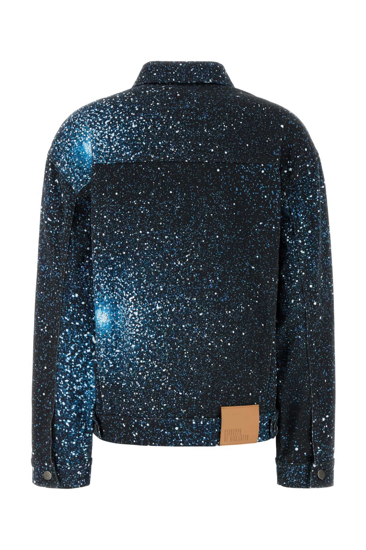 Giuseppe Di Morabito Women Printed Stretch Denim Jacket GIUSEPPE DI MORABITO