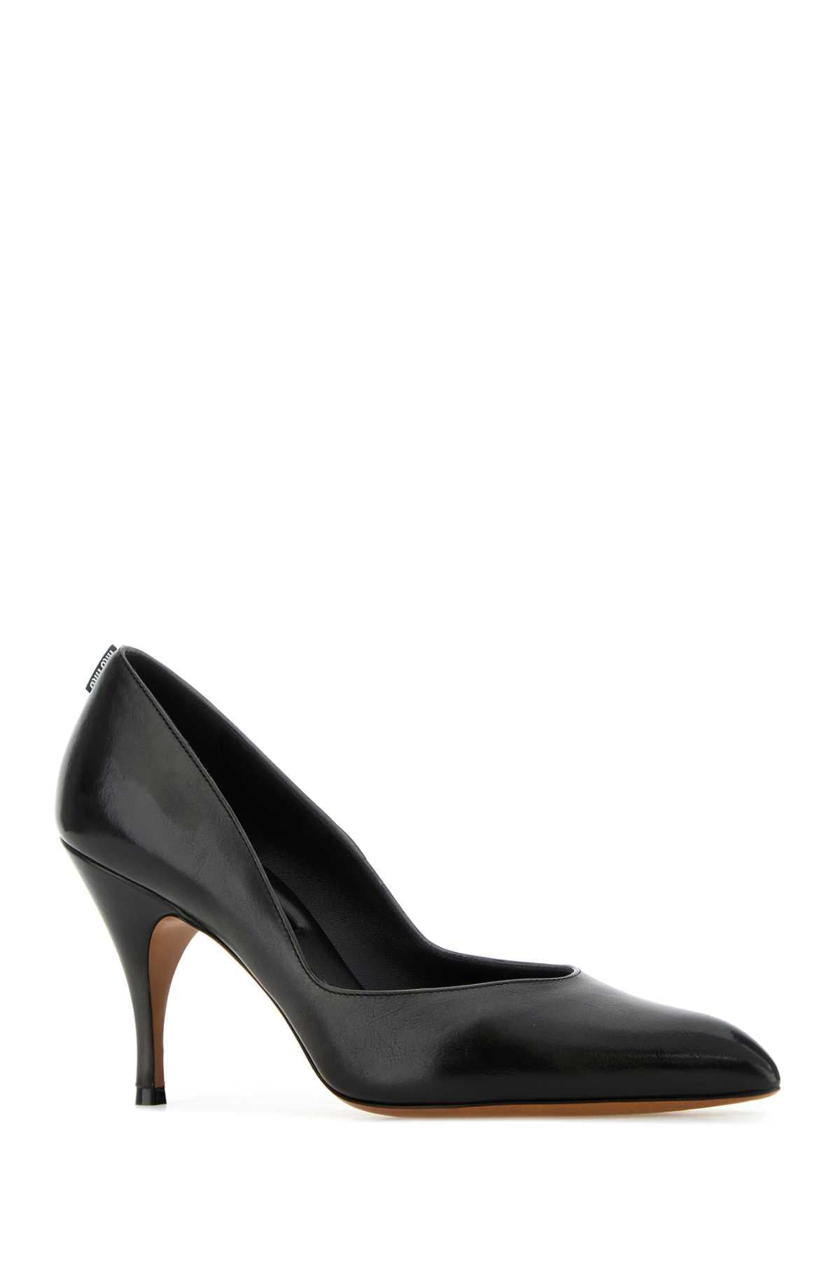 Miu Miu Women Black Leather Pumps MIU MIU