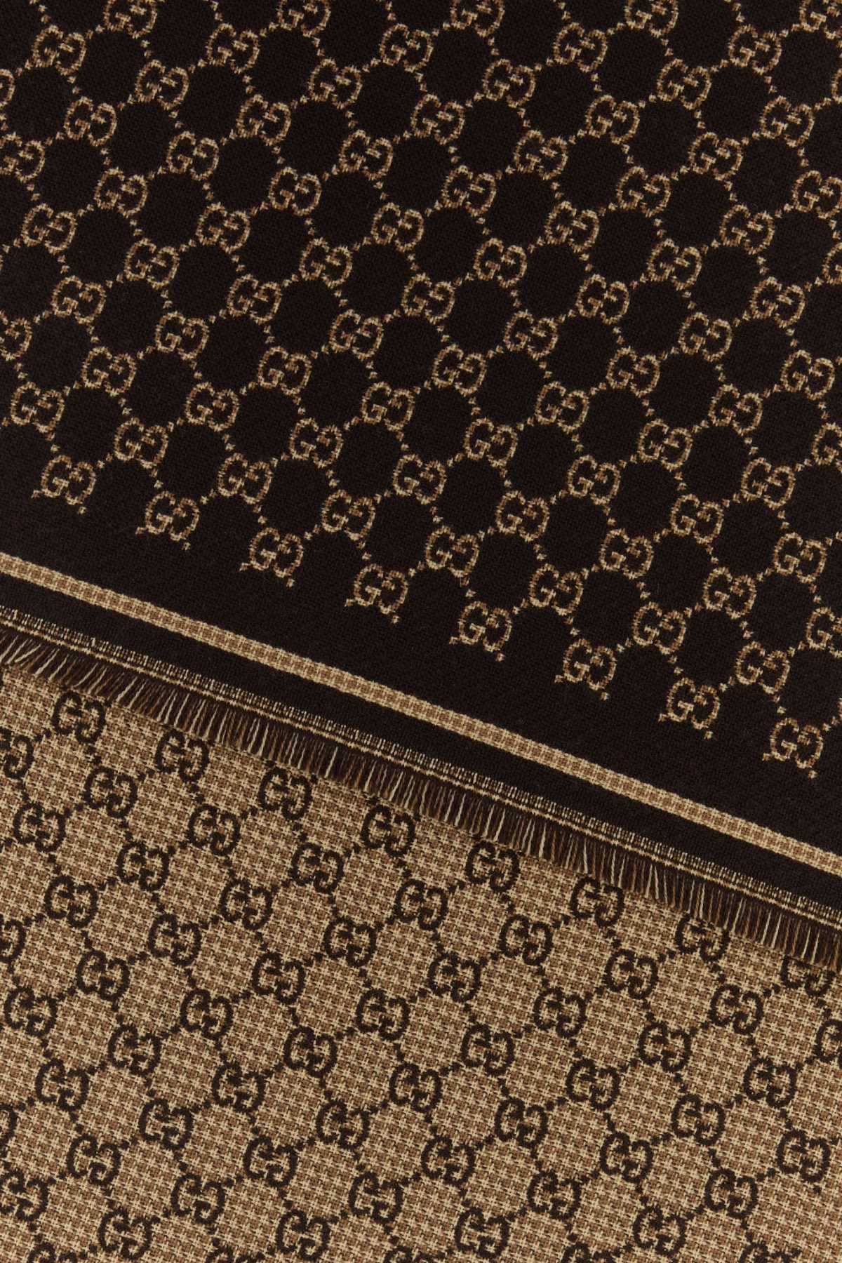 Gucci Men Gg Jacquard Scarf GUCCI