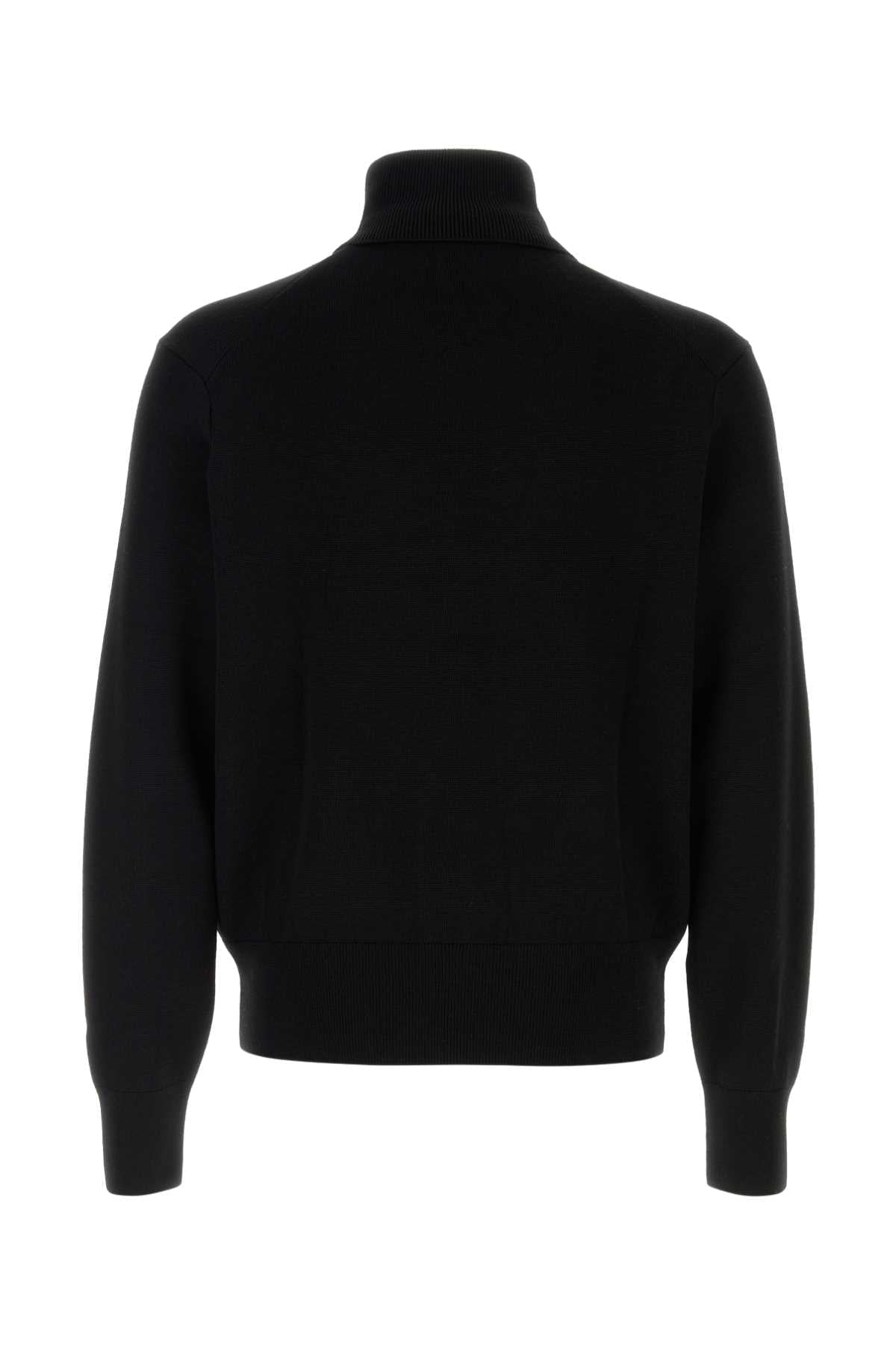 Ami Men Black Wool Sweater AMI PARIS