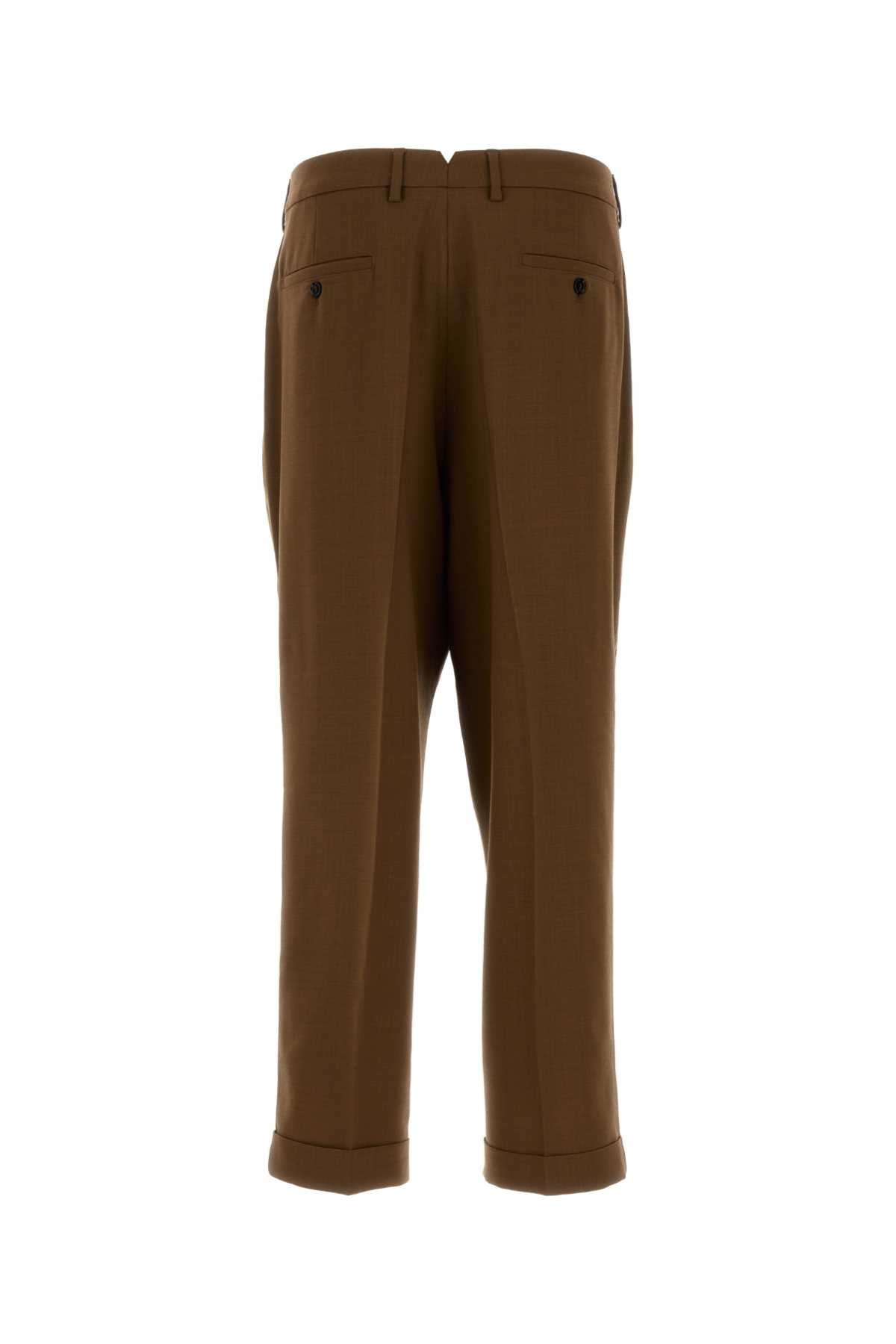 Ami Men Caramel Wool Pant