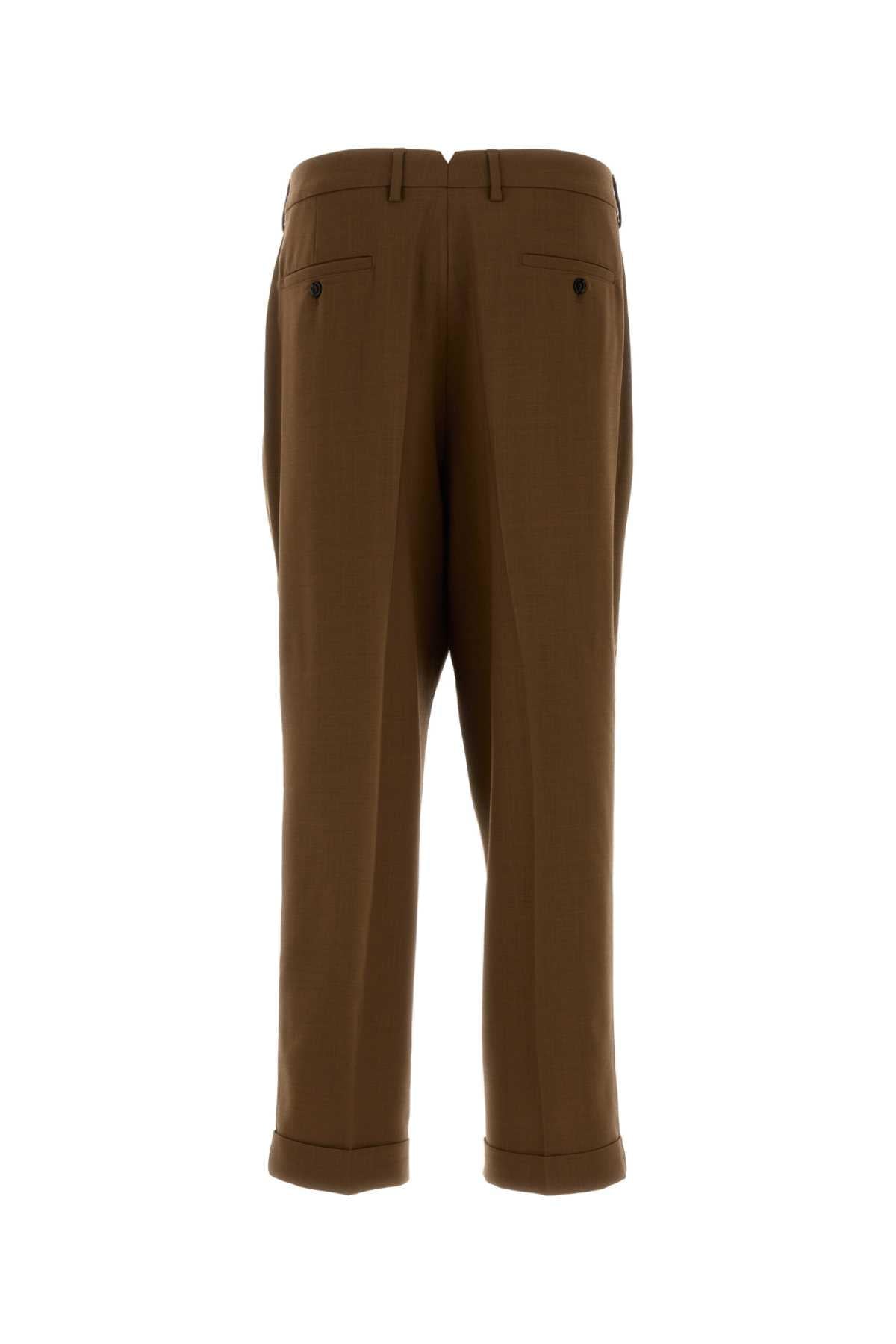 Ami Men Caramel Wool Pant