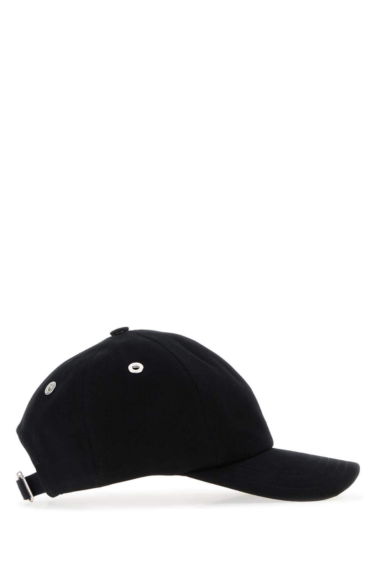 Ami Women Black Cotton Baseball Cap AMI PARIS