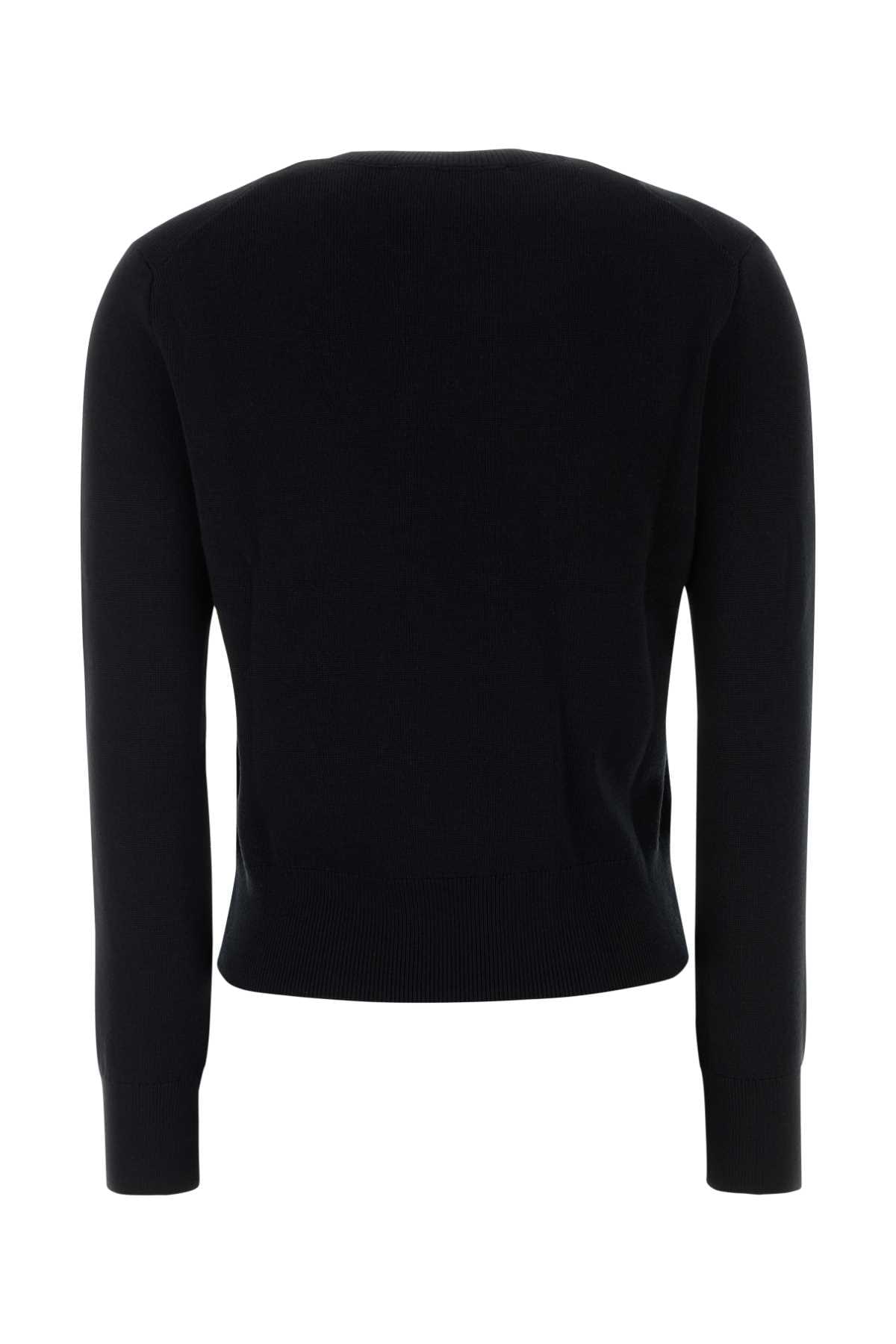 Ami Women Black Wool Sweater AMI PARIS