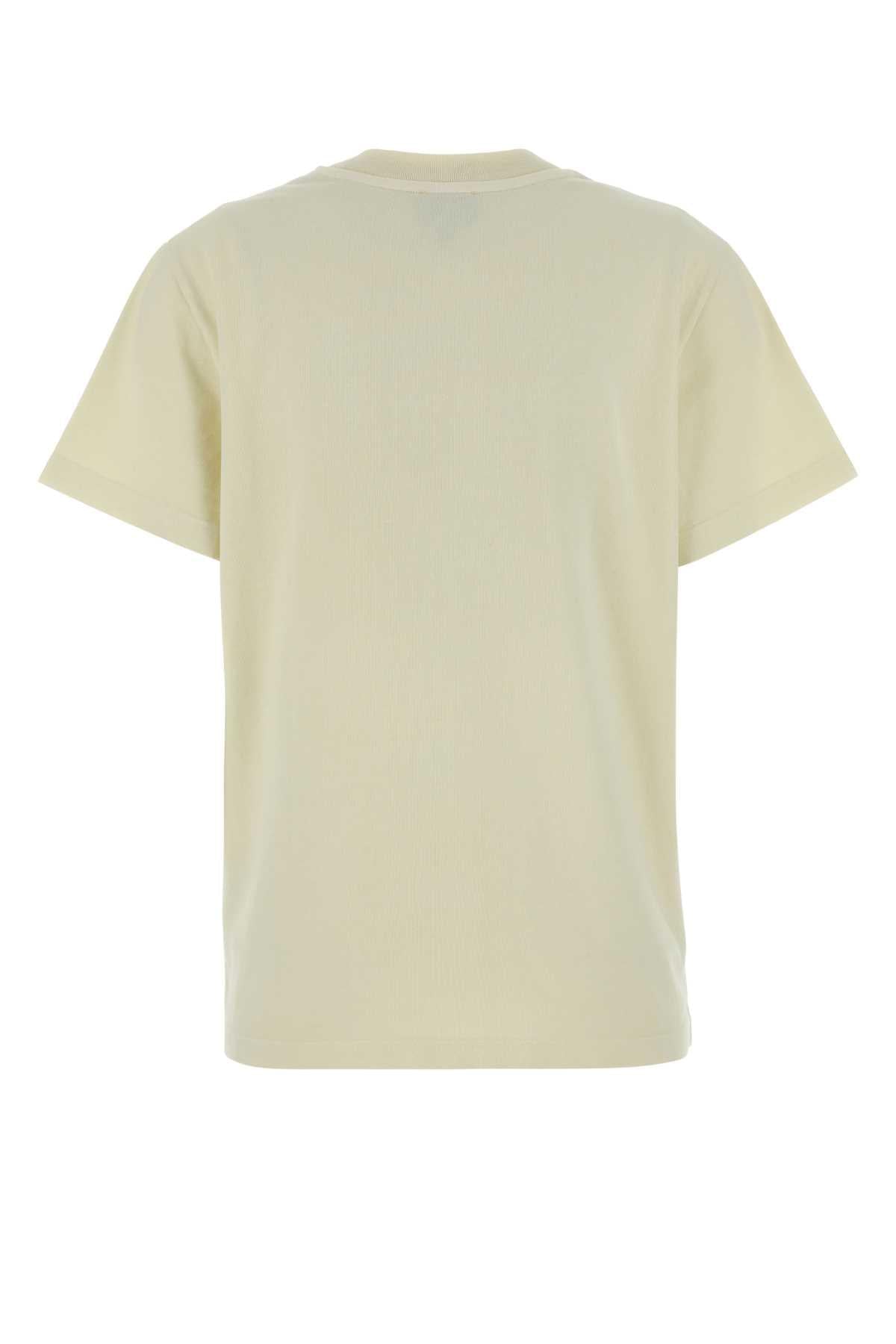 A.P.C. Women Cream Cotton T-Shirt