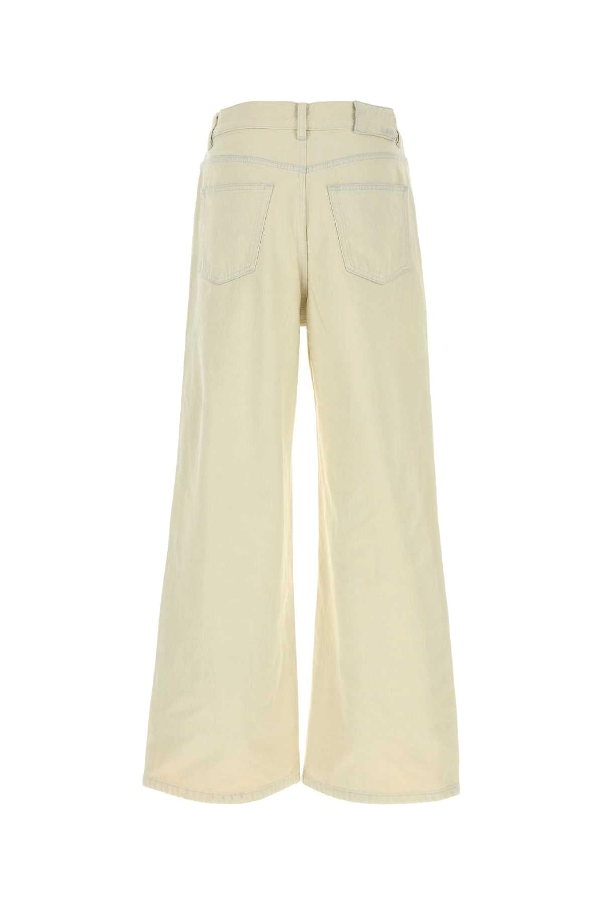 A.P.C. Men Ivory Denim Clyde Jeans A.P.C.