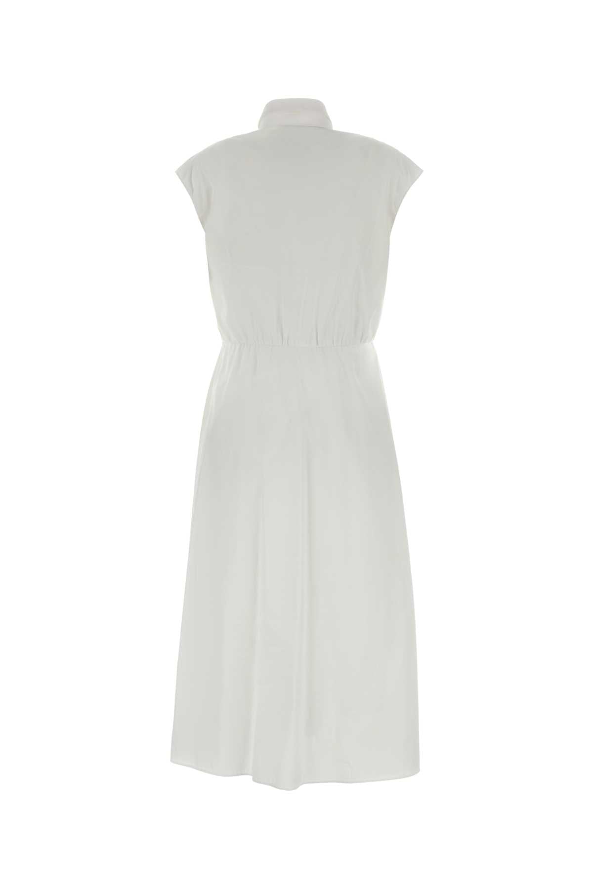 Valentino Garavani Women White Poplin Dress VALENTINO GARAVANI