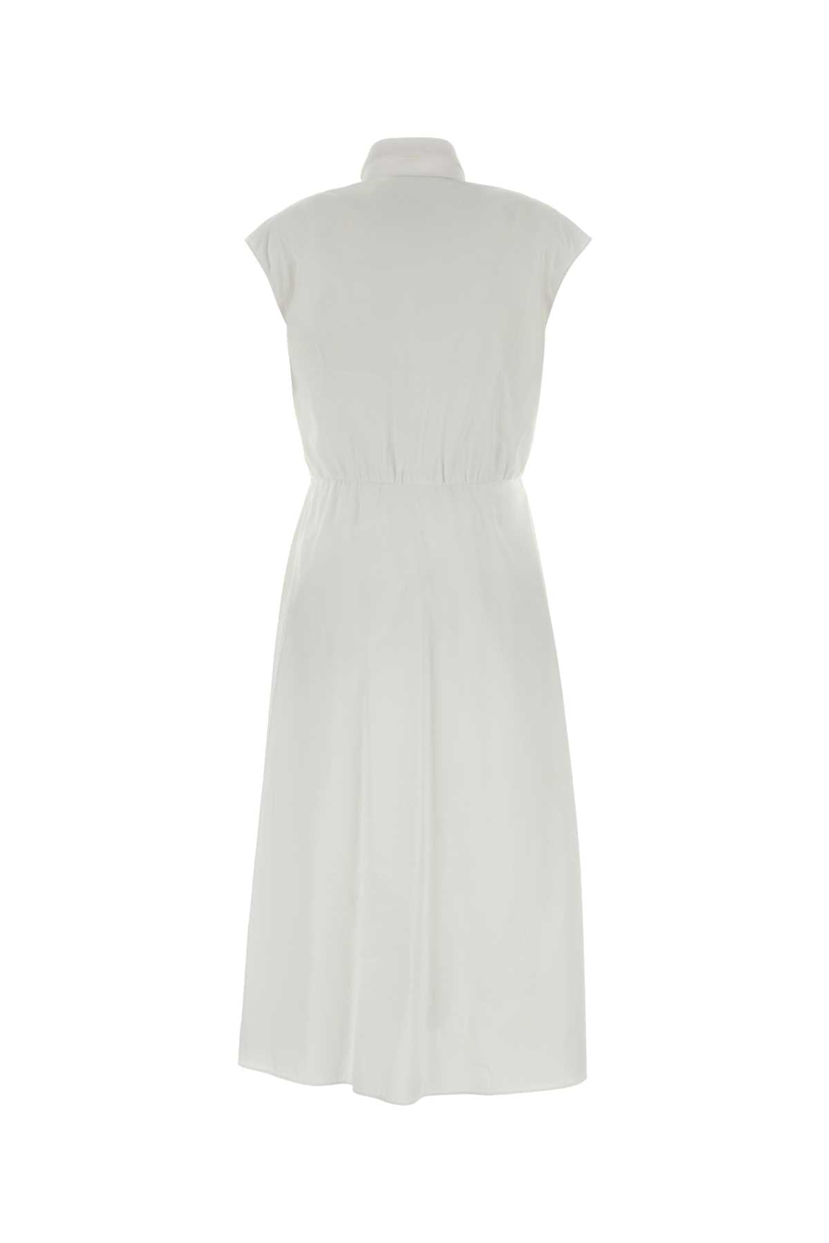 Valentino Garavani Women White Poplin Dress VALENTINO GARAVANI