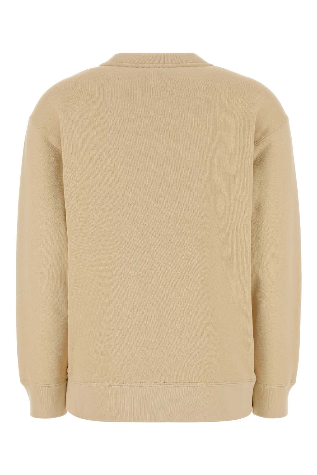 Valentino Garavani Women Beige Cotton Sweatshirt VALENTINO GARAVANI