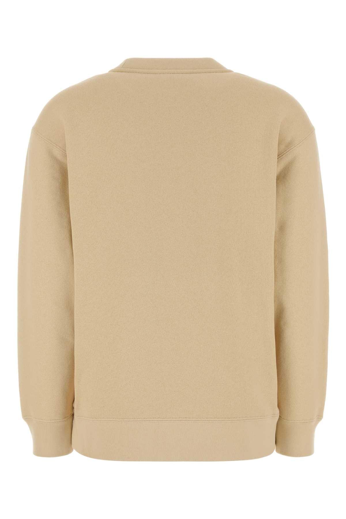 Valentino Garavani Women Beige Cotton Sweatshirt VALENTINO GARAVANI