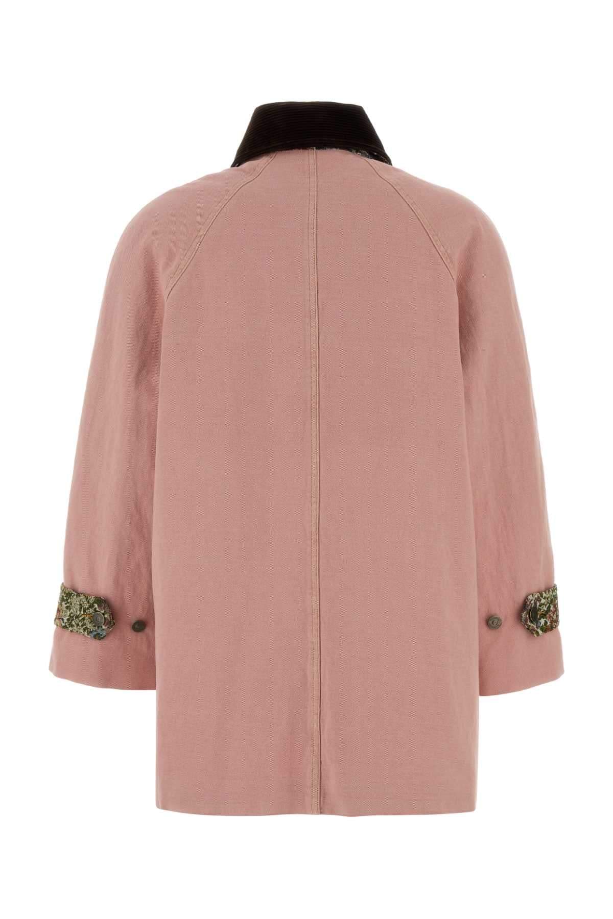 Valentino Garavani Women Pink Denim Jacket VALENTINO GARAVANI