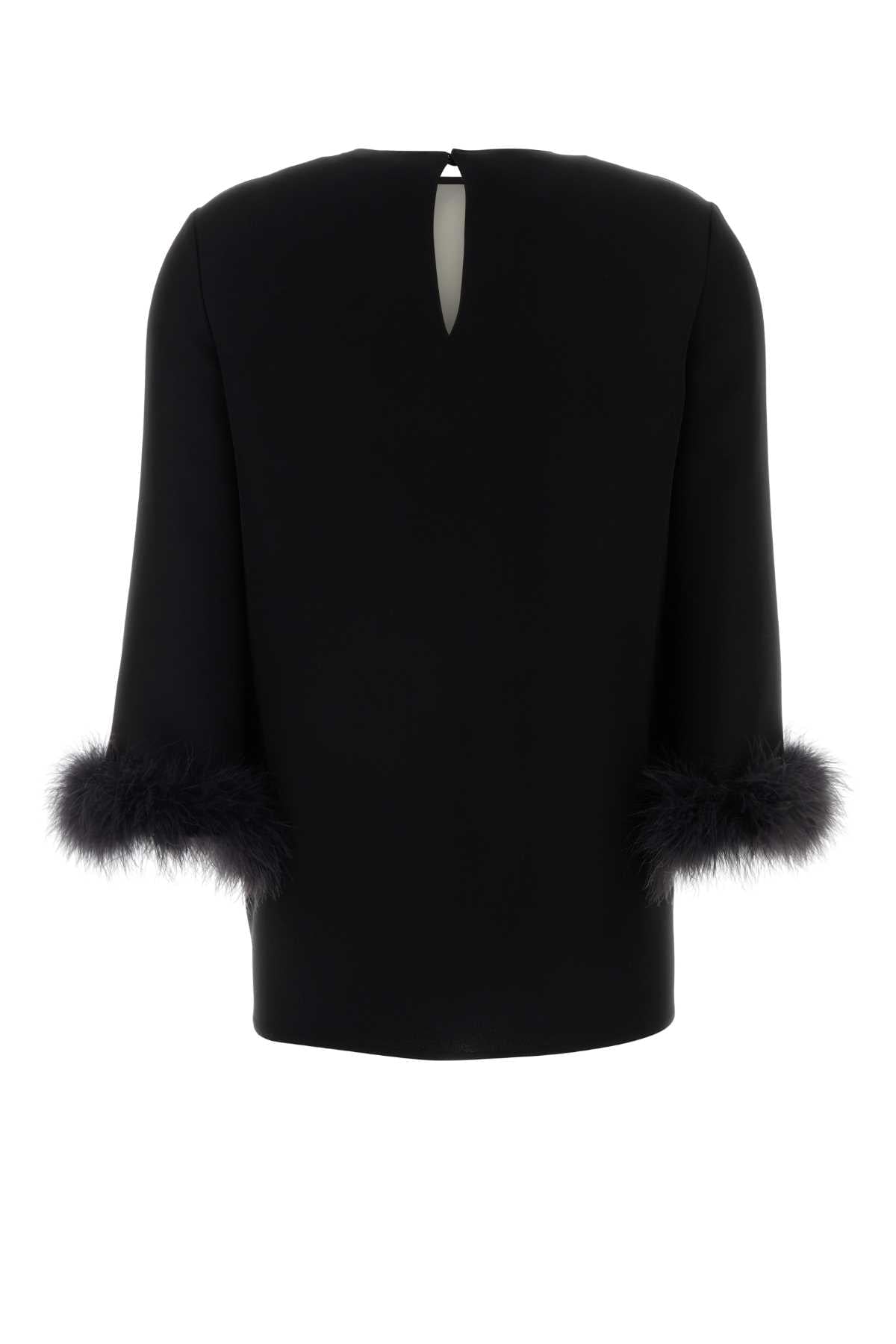 Valentino Garavani Women Black Silk Blouse VALENTINO GARAVANI