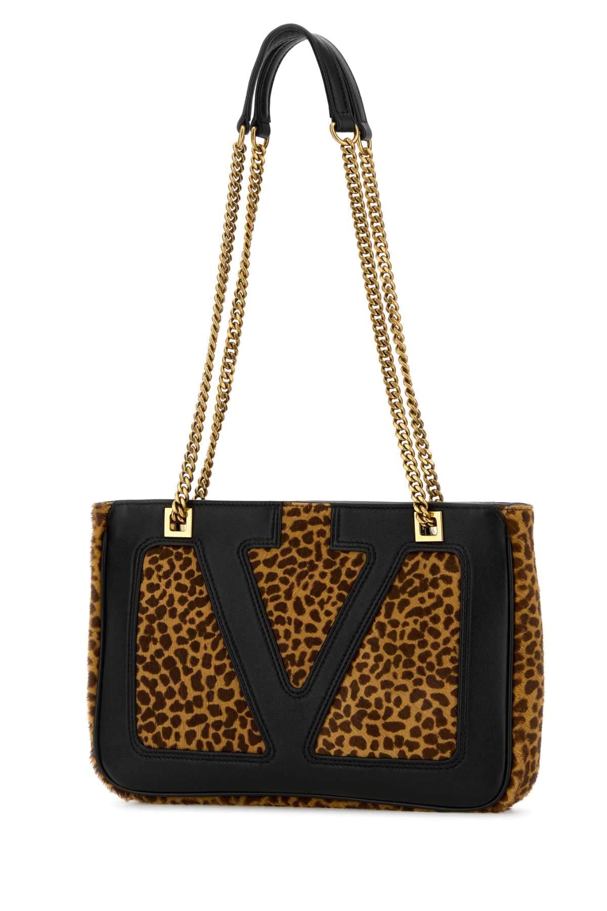 Valentino Garavani Women Printed Calf Hair Viva Superstar Shoulder Bag
