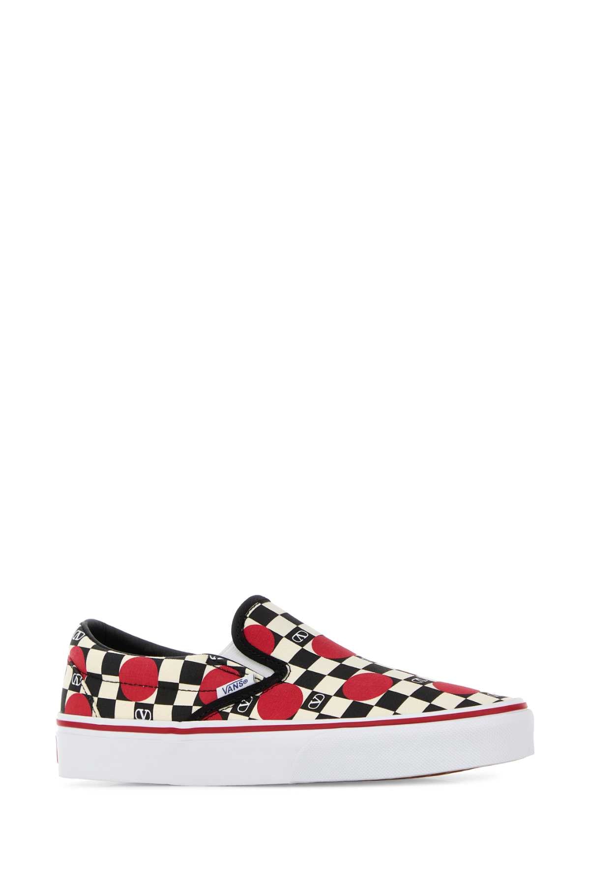 Valentino Garavani Women Printed Canvas Valentino Garavani X Vans Slip-Ons VALENTINO GARAVANI