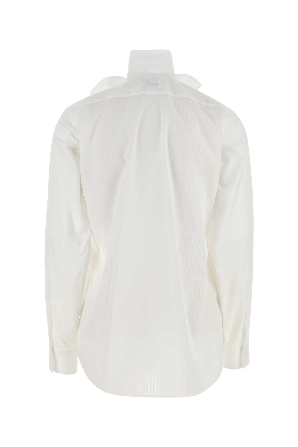 Moschino Women Embroidered Cotton Shirt MOSCHINO