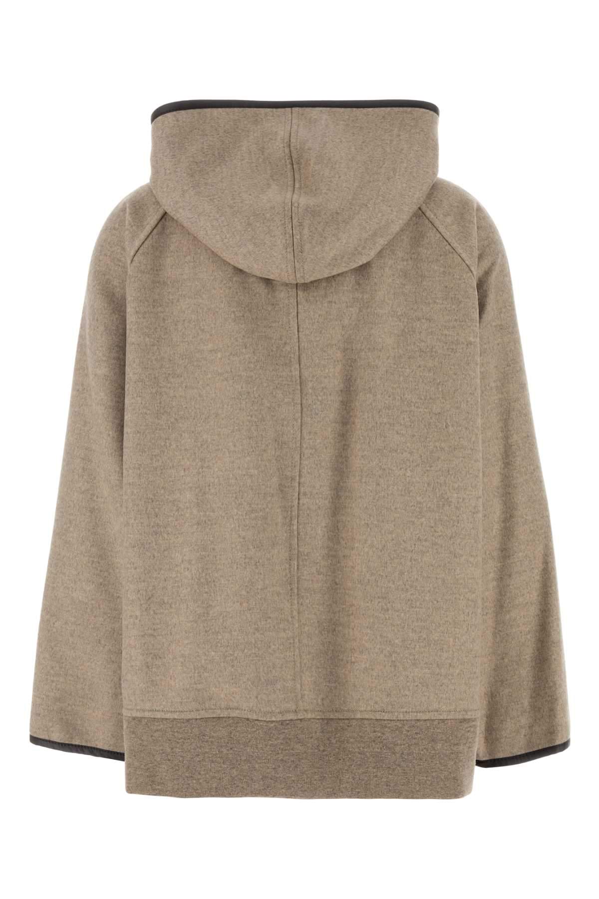 Bottega Veneta Women Cappuccino Wool Blend Jacket BOTTEGA VENETA