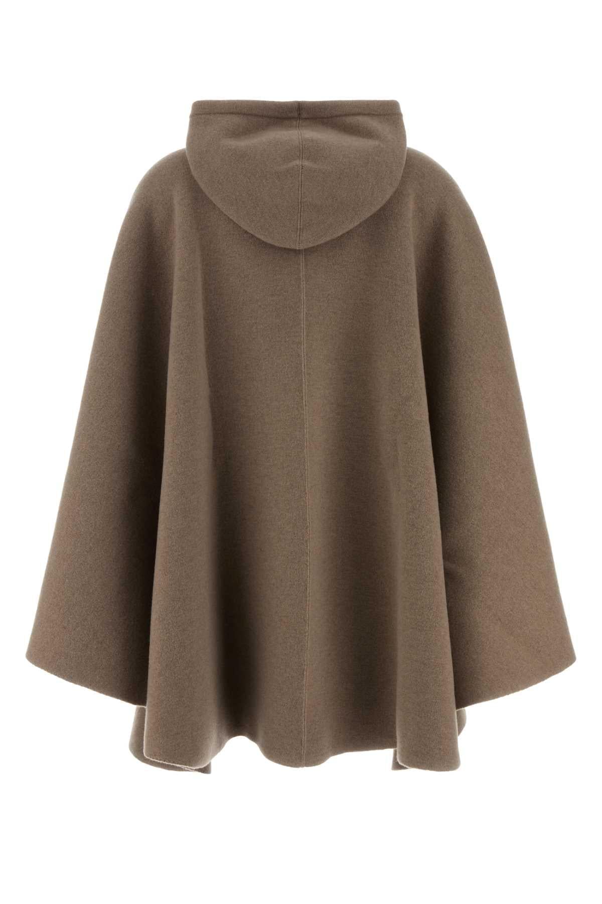 Bottega Veneta Women Cappuccino Cashmere Cape BOTTEGA VENETA