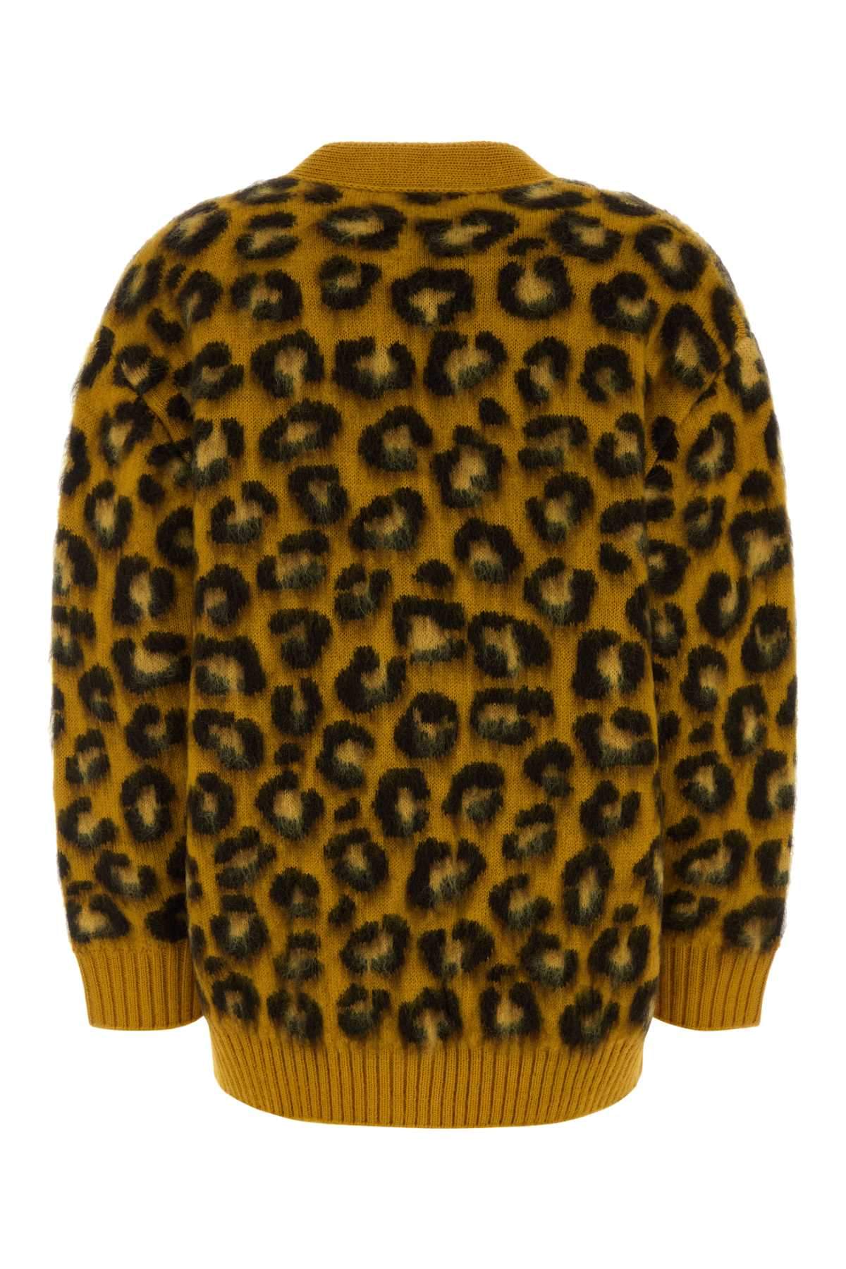 Bottega Veneta Women Embroidered Wool Blend Oversize Cardigan BOTTEGA VENETA
