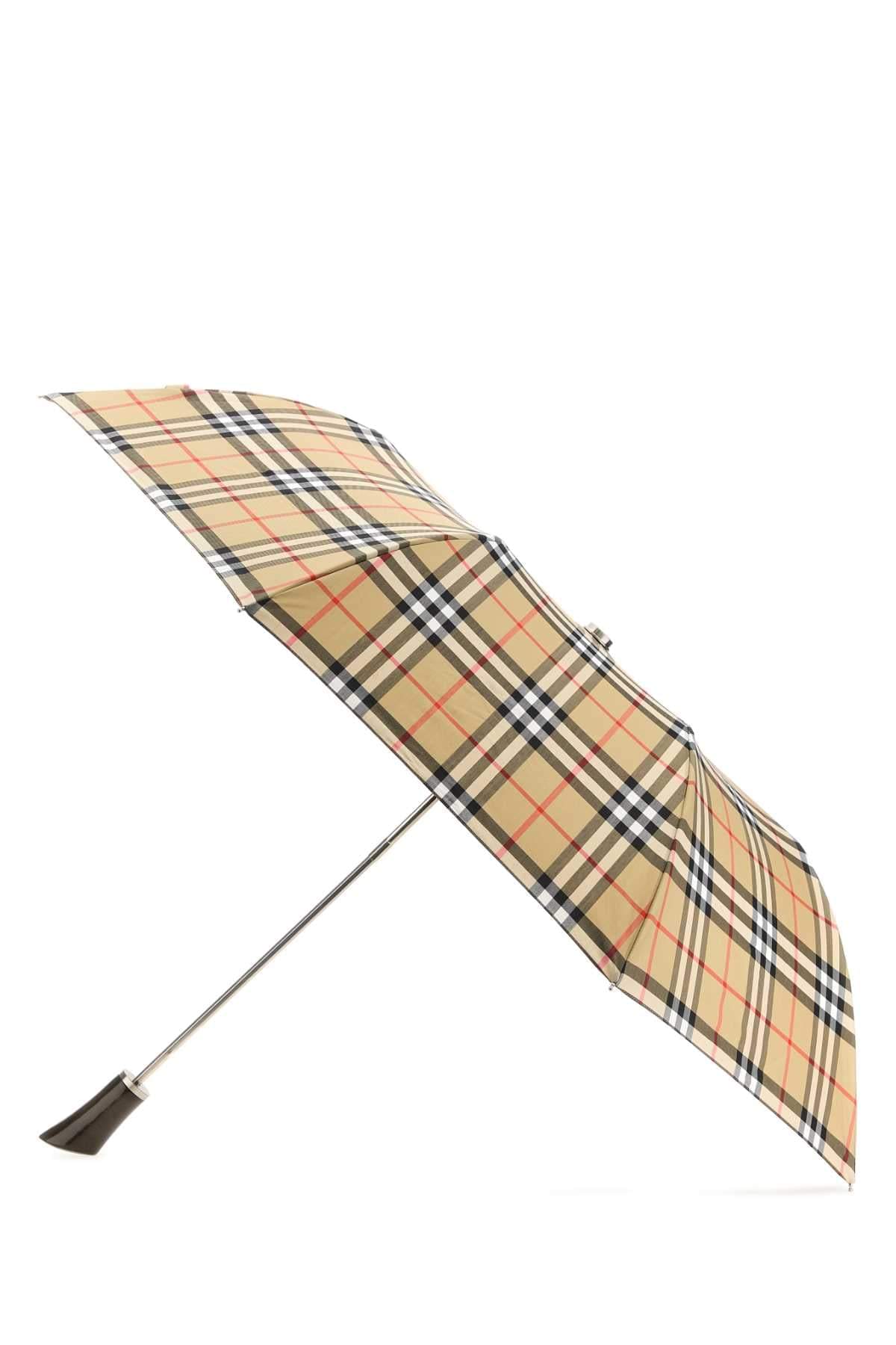 Burberry Unisex A:Um Check Folding Umb:171299:B9368 BURBERRY
