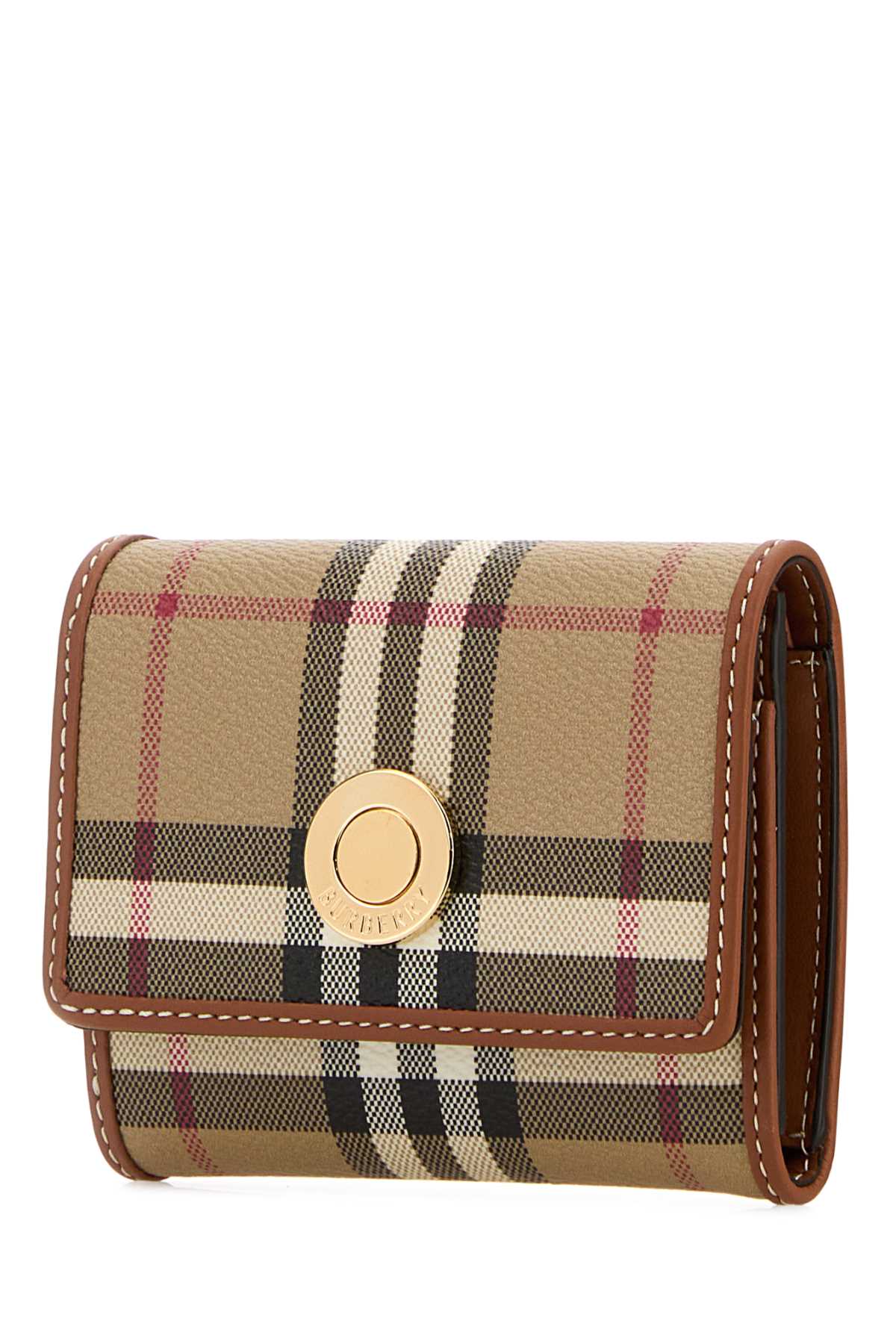 Burberry Women Printed Canvas Small Check Wallet BURBERRY