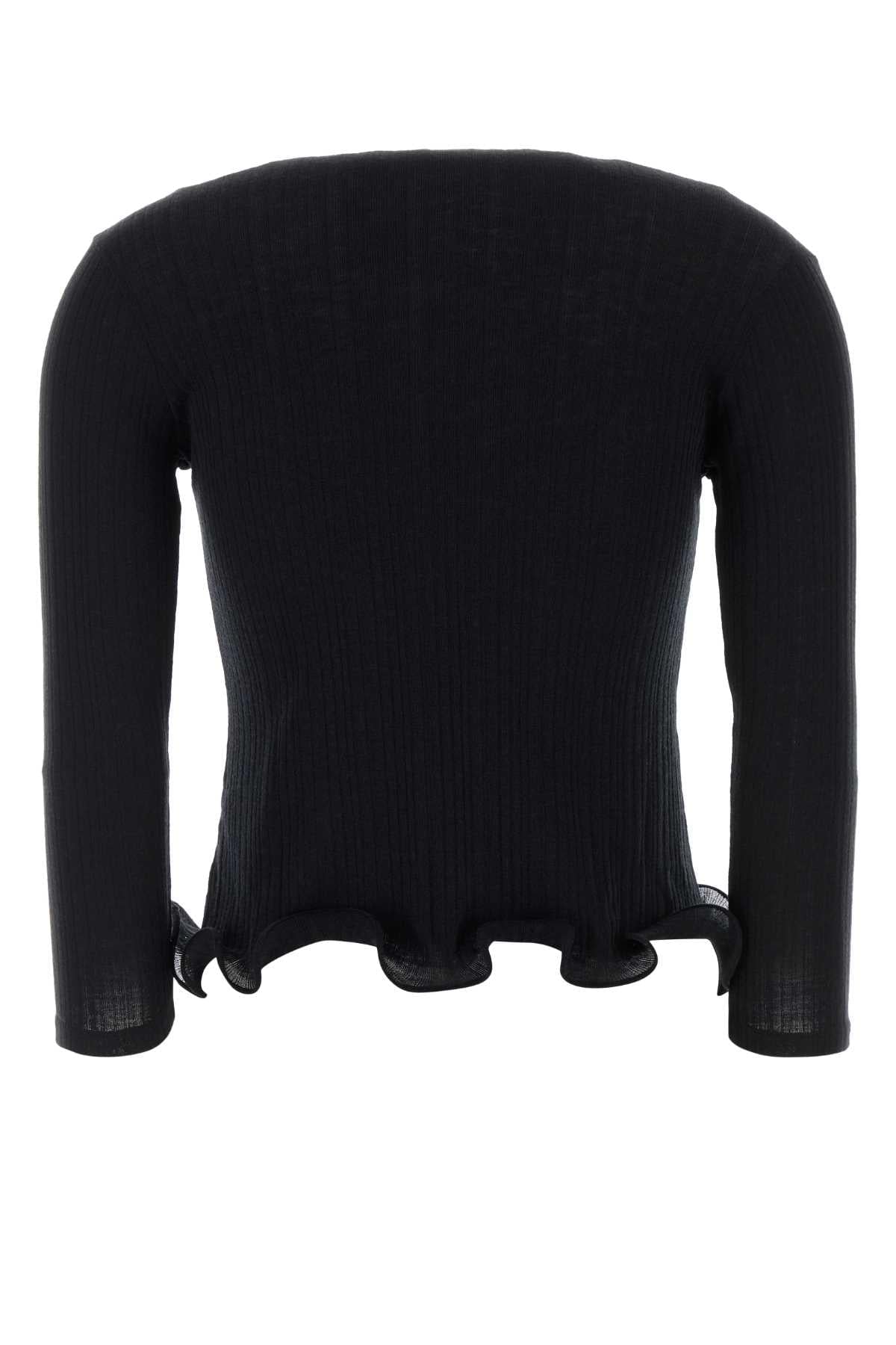 Fendi Women Black Wool Top FENDI