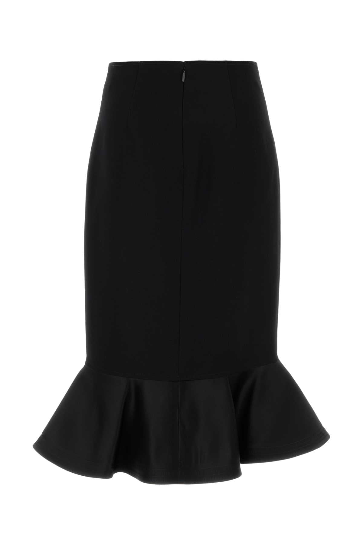 Fendi Women Black Wool Skirt FENDI
