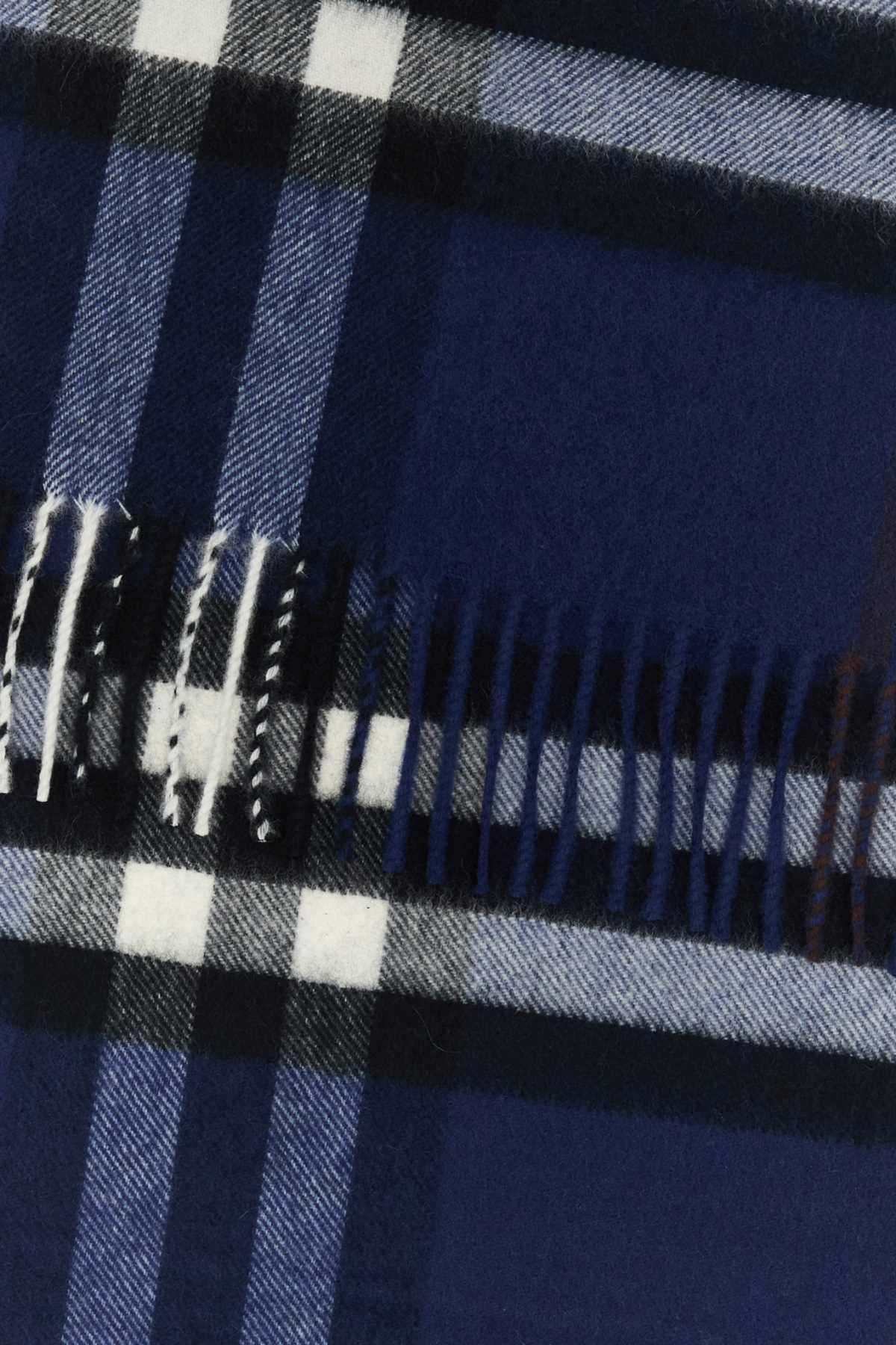 Burberry Unisex Embroidered Cashmere Scarf BURBERRY