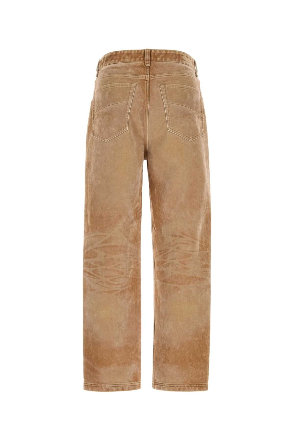 Fendi Men Jeans In Velluto Cammello FENDI