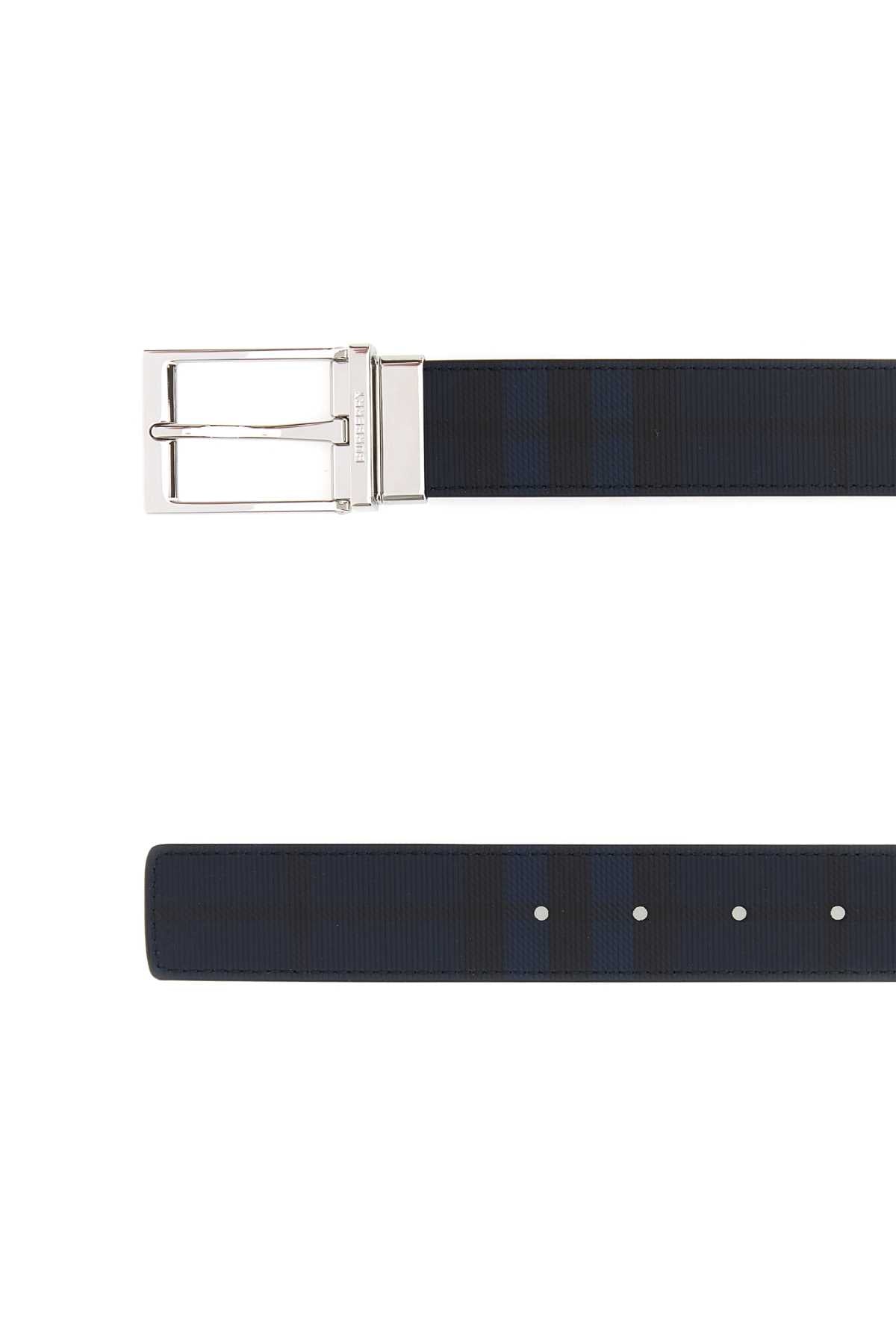 Burberry Men Printed Canvas Belt BURBERRY