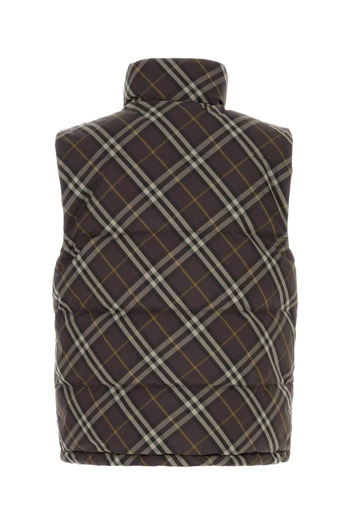 Burberry Men Embroidered Polyester Reversibile Down Jacket BURBERRY