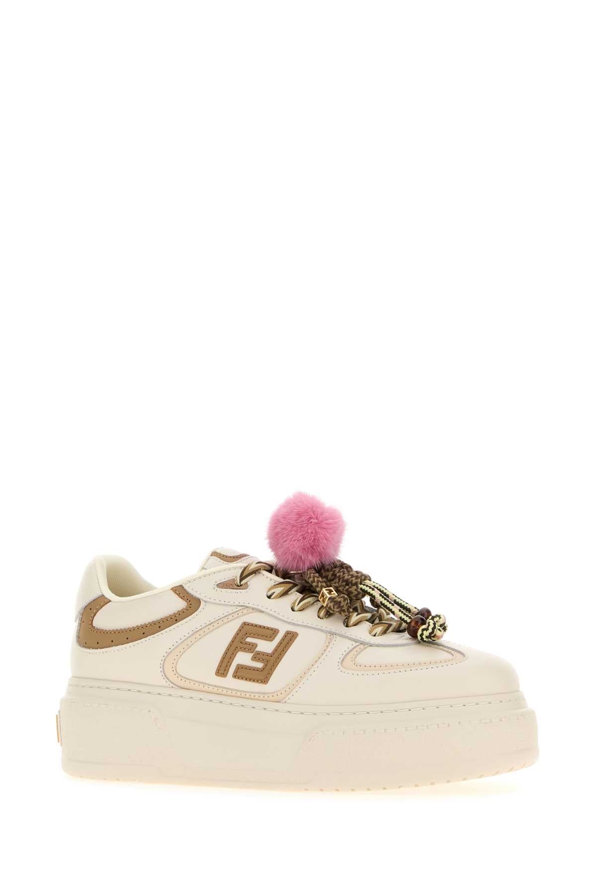 Fendi Women Multicolor Leather Match Sneakers FENDI