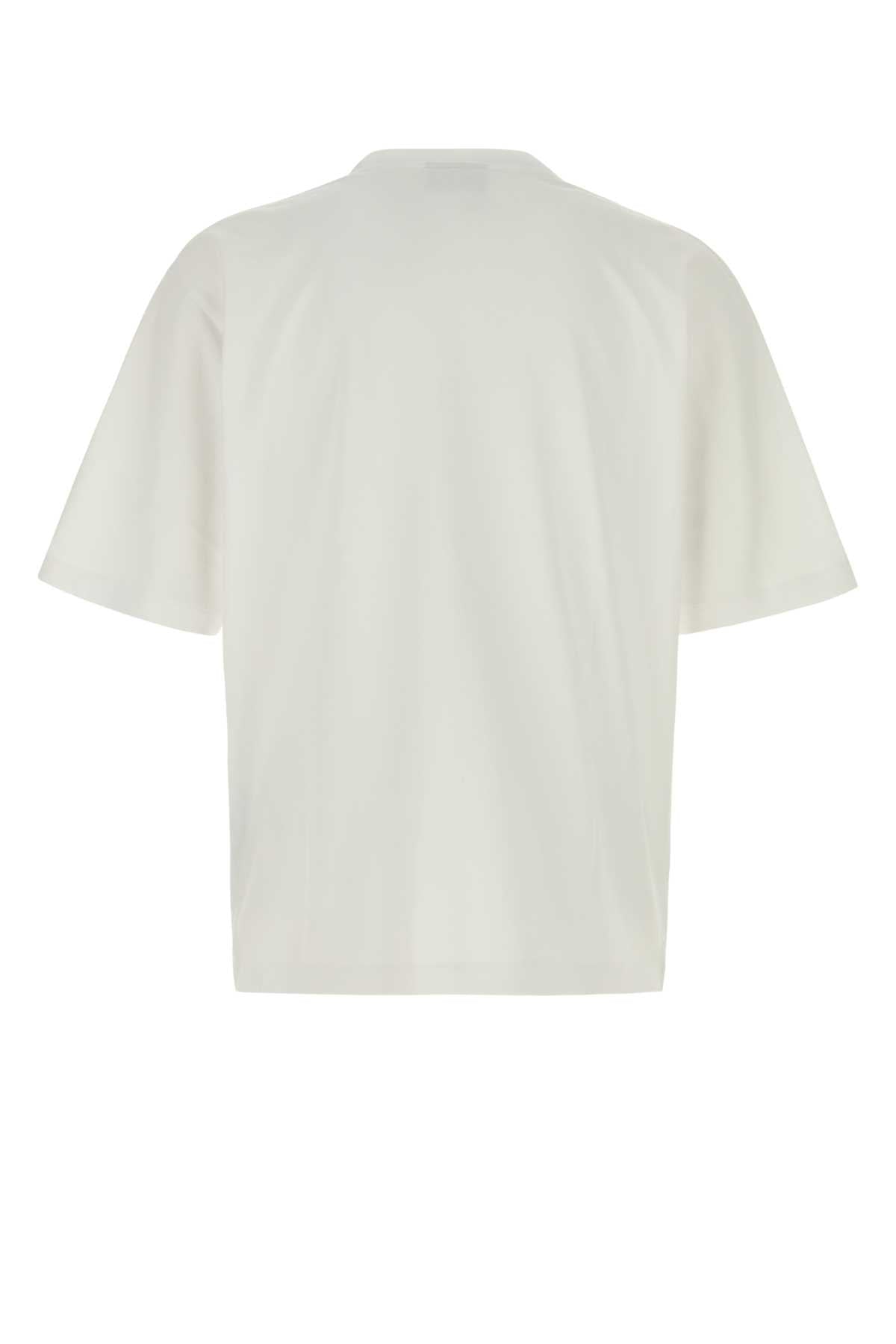 Dsquared Men White Cotton Oversize T-Shirt DSQUARED2