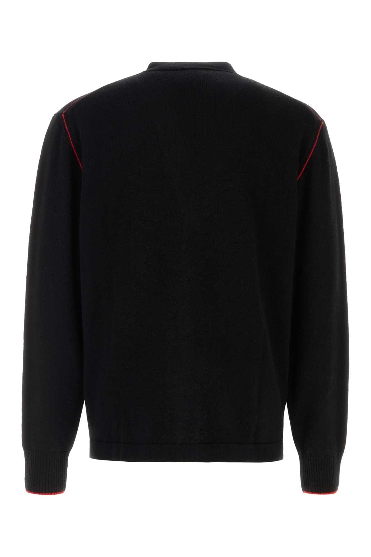 Vivienne Westwood Men Black Wool Blend Alex Cardigan VIVIENNE WESTWOOD