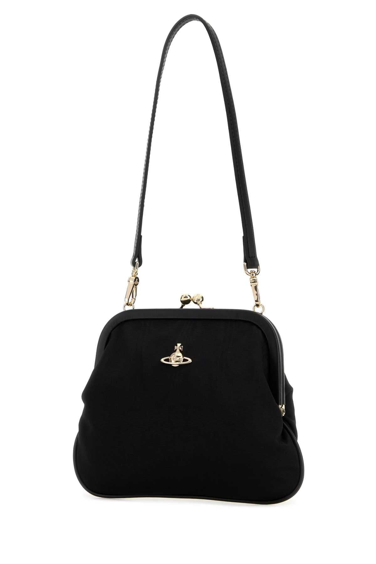 Vivienne Westwood Women Black Fabric Shoulder Bag VIVIENNE WESTWOOD