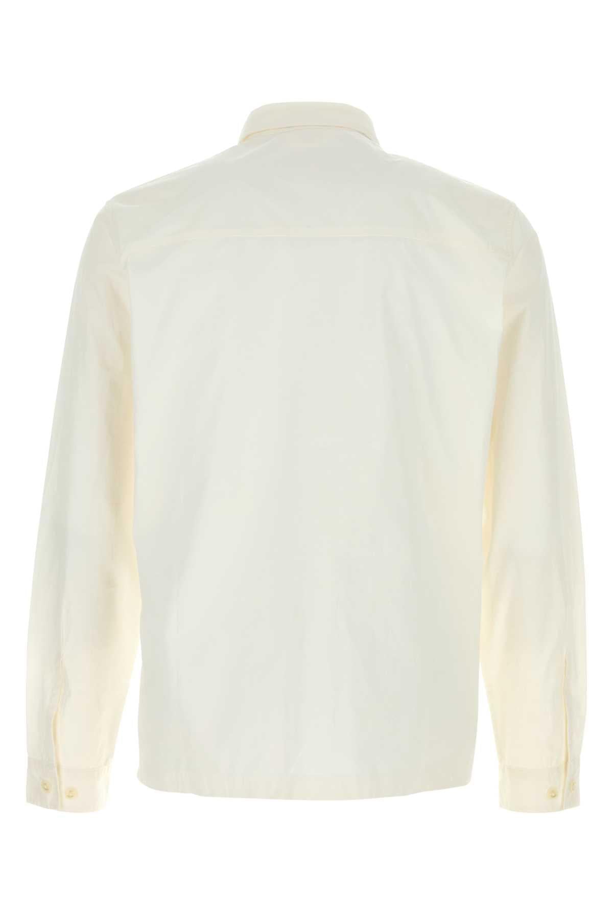 C.P. Company Men Ivory Poplin Shirt C.P. COMPANY