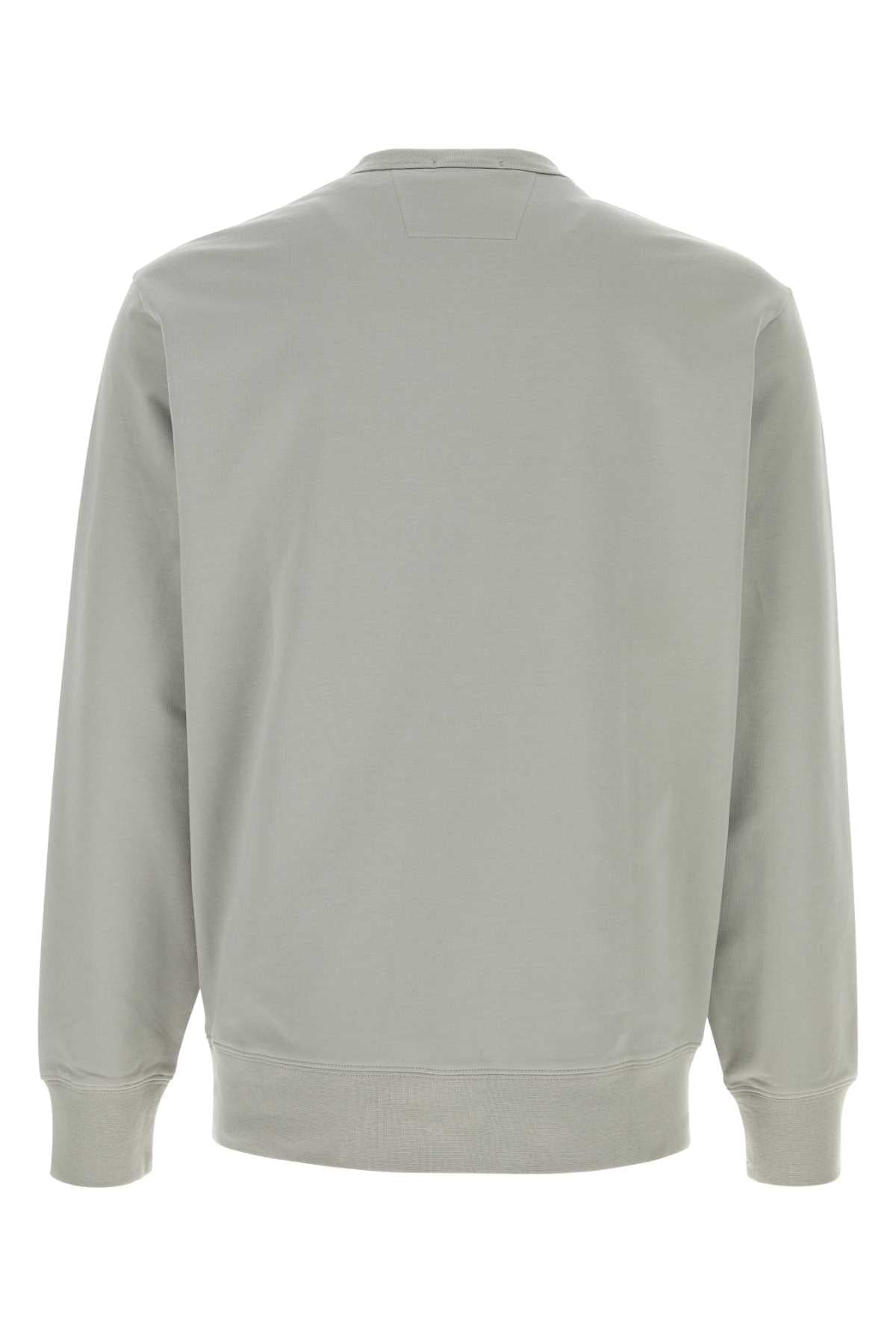 C.P. Company Men Grey Stretch Cotton Sweatshirt C.P. COMPANY