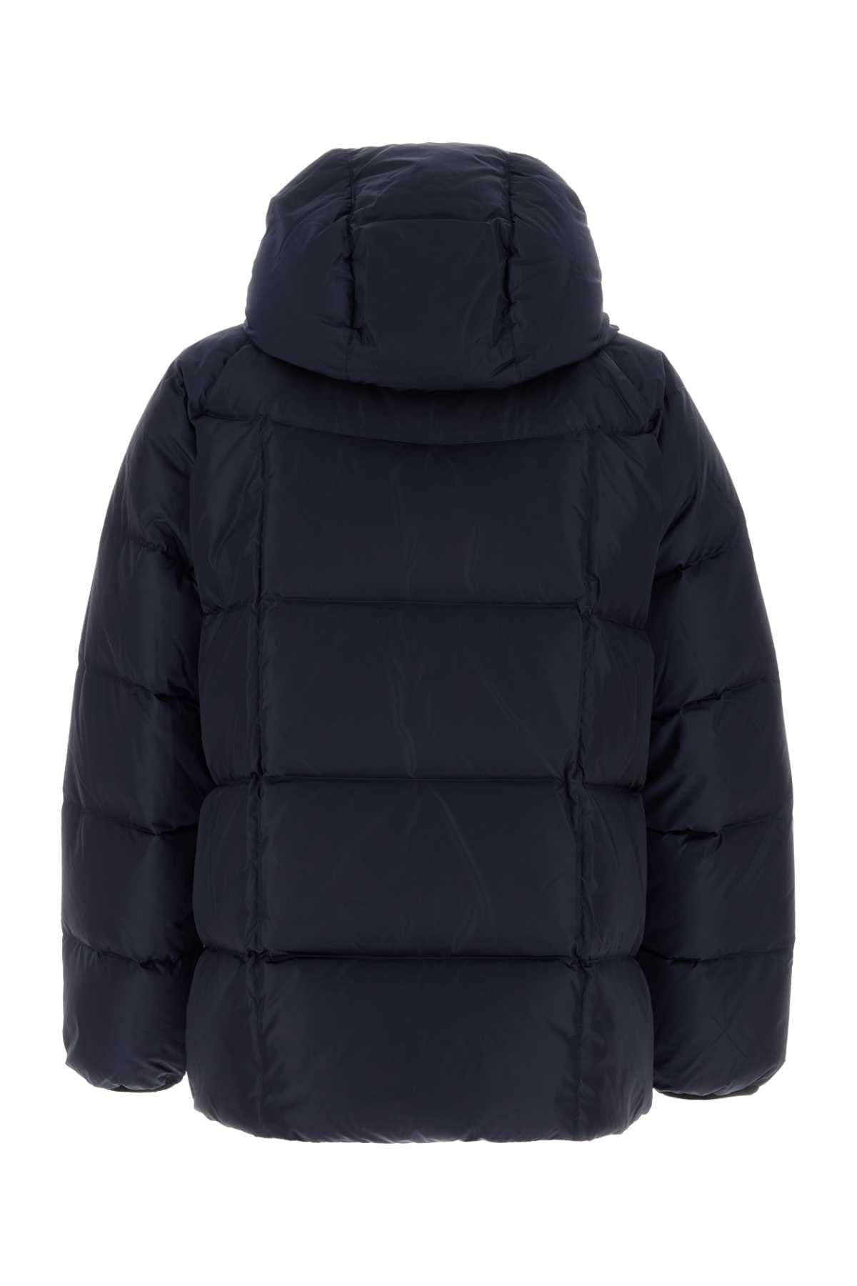 Dsquared Men Navy Blue Nylon Down Jacket DSQUARED2