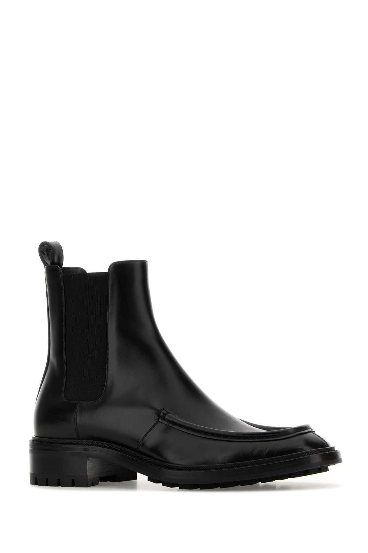Saint Laurent Men Black Leather Chelsea Joe Ankle Boots SAINT LAURENT