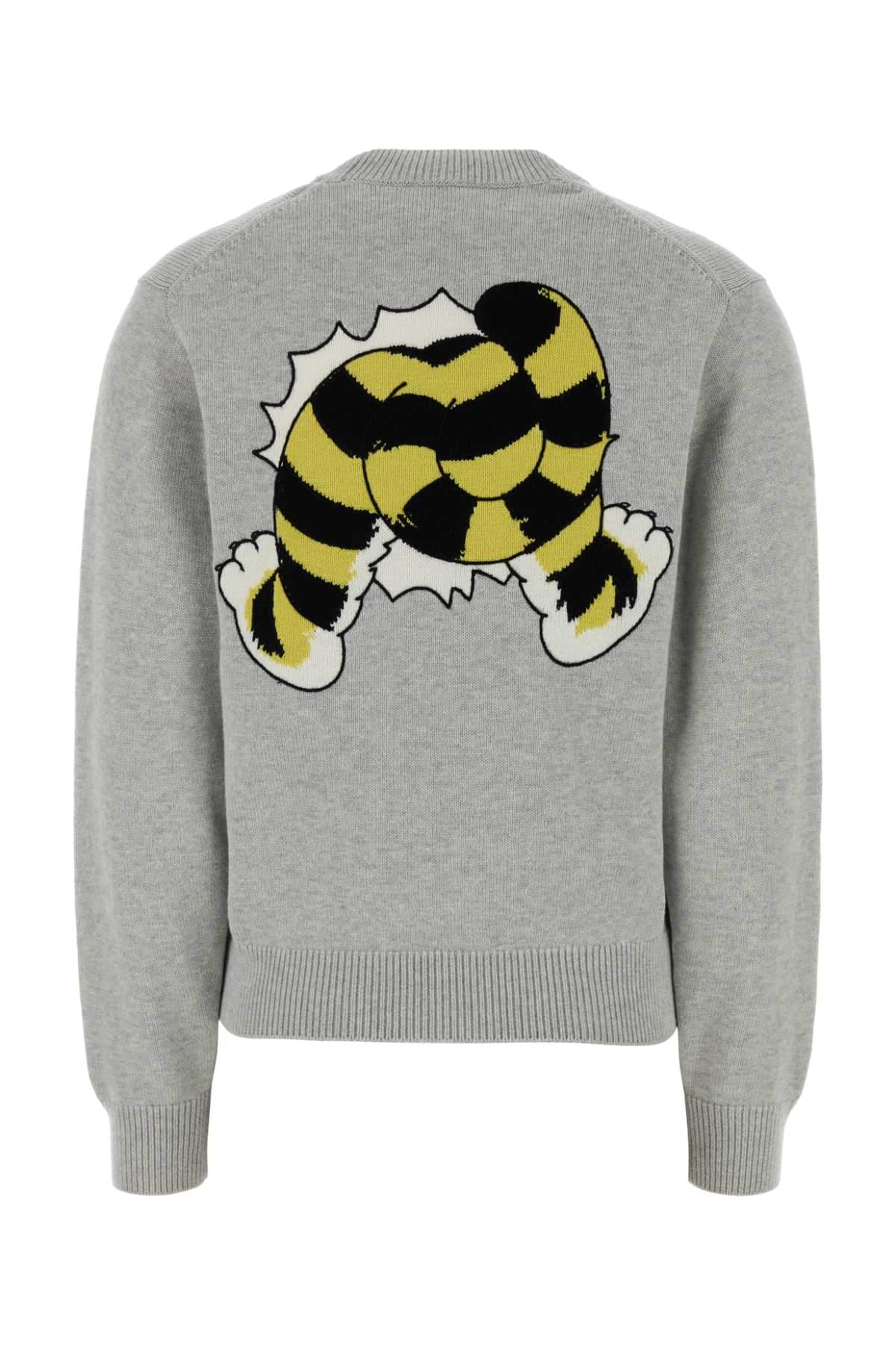 Kenzo Women Grey Wool Blend Sweater KENZO