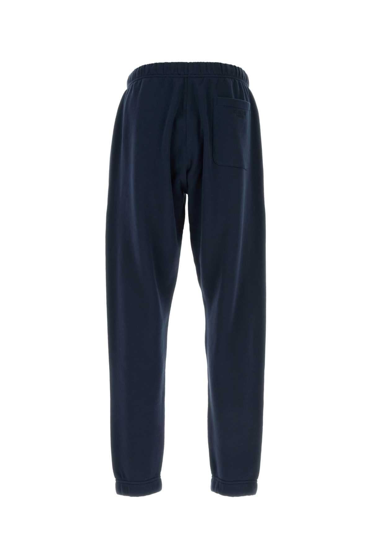 Kenzo Men Navy Blue Cotton Joggers KENZO