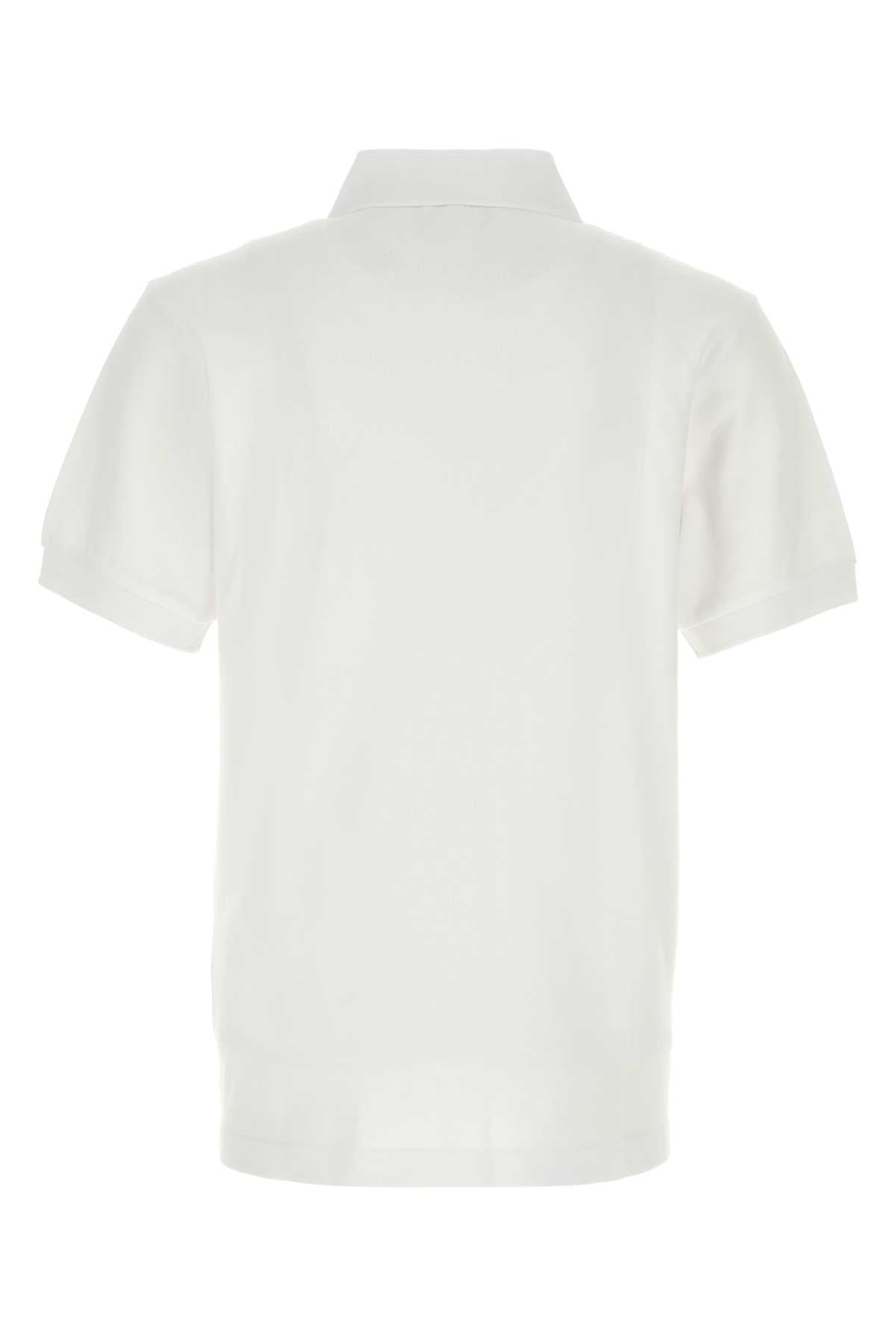 Kenzo Men White Piquet Polo Shirt KENZO