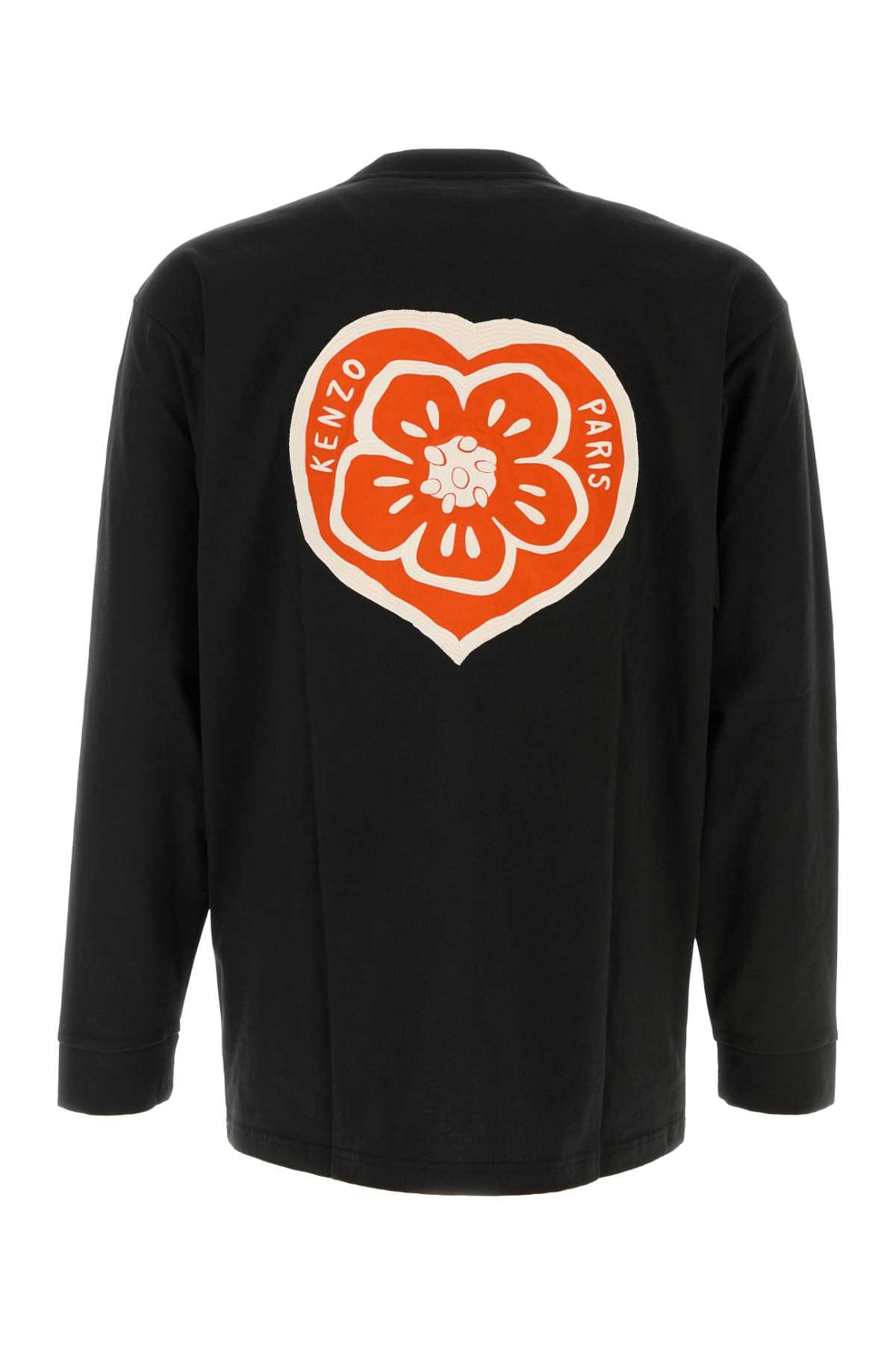 Kenzo Men Black Cotton T-Shirt KENZO