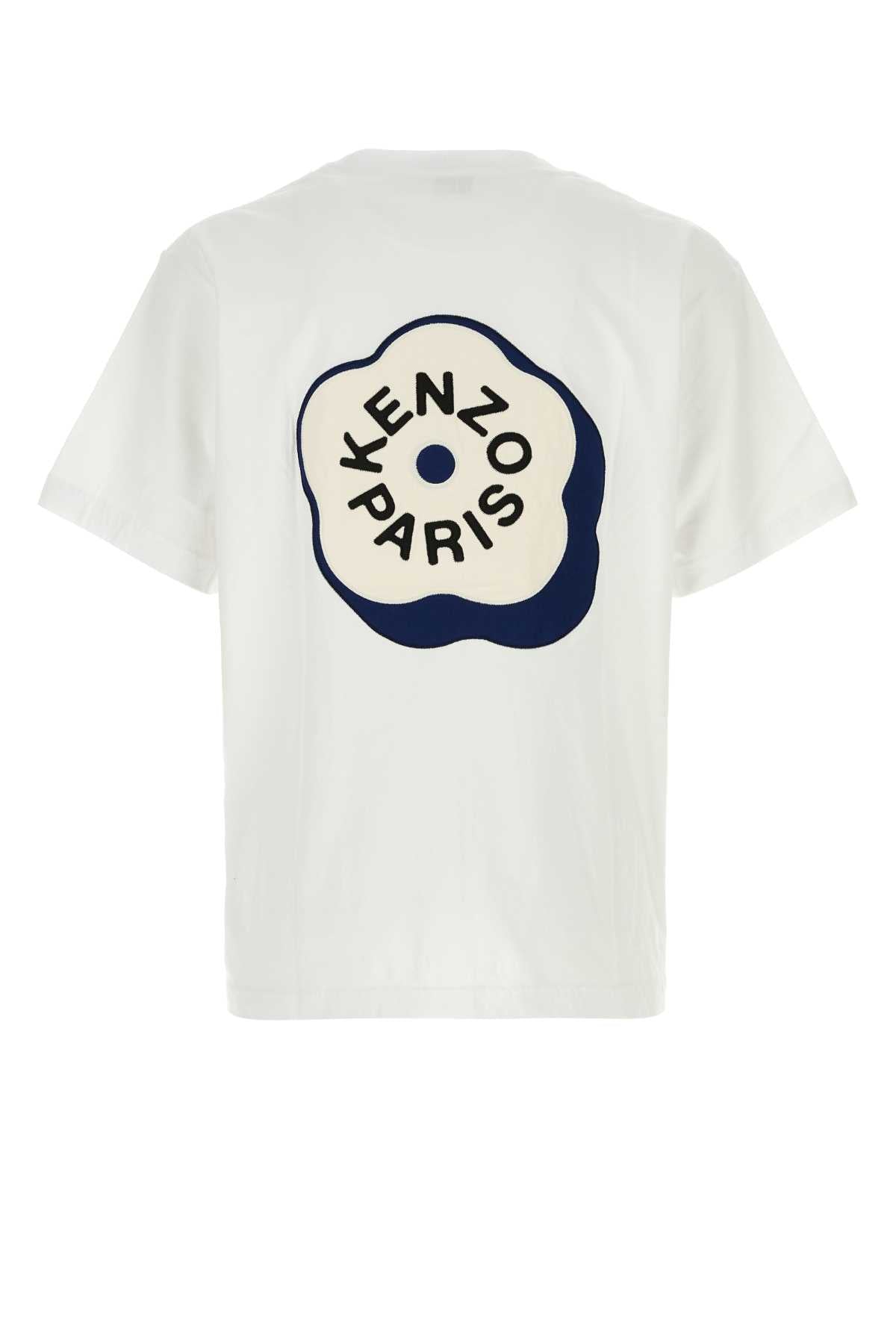 Kenzo Men White Cotton Oversize T-Shirt KENZO