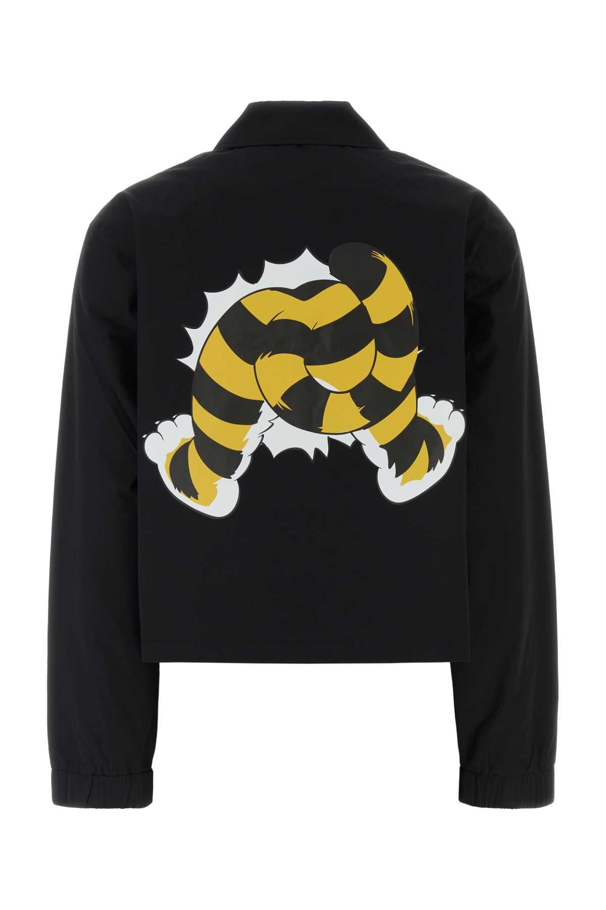Kenzo Women Black Cotton Blend Jacket KENZO