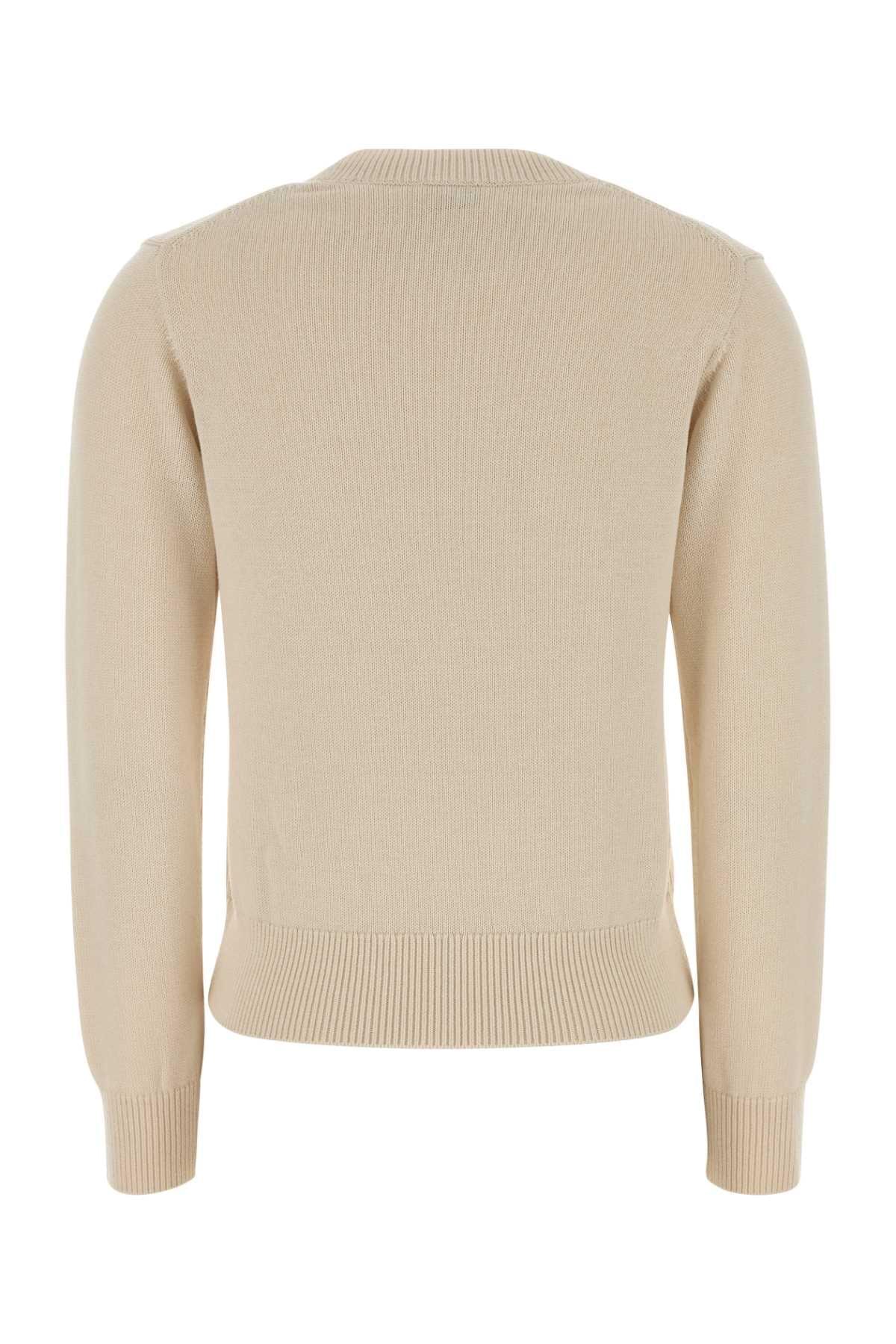 Kenzo Women Cream Cotton Blend Sweater KENZO